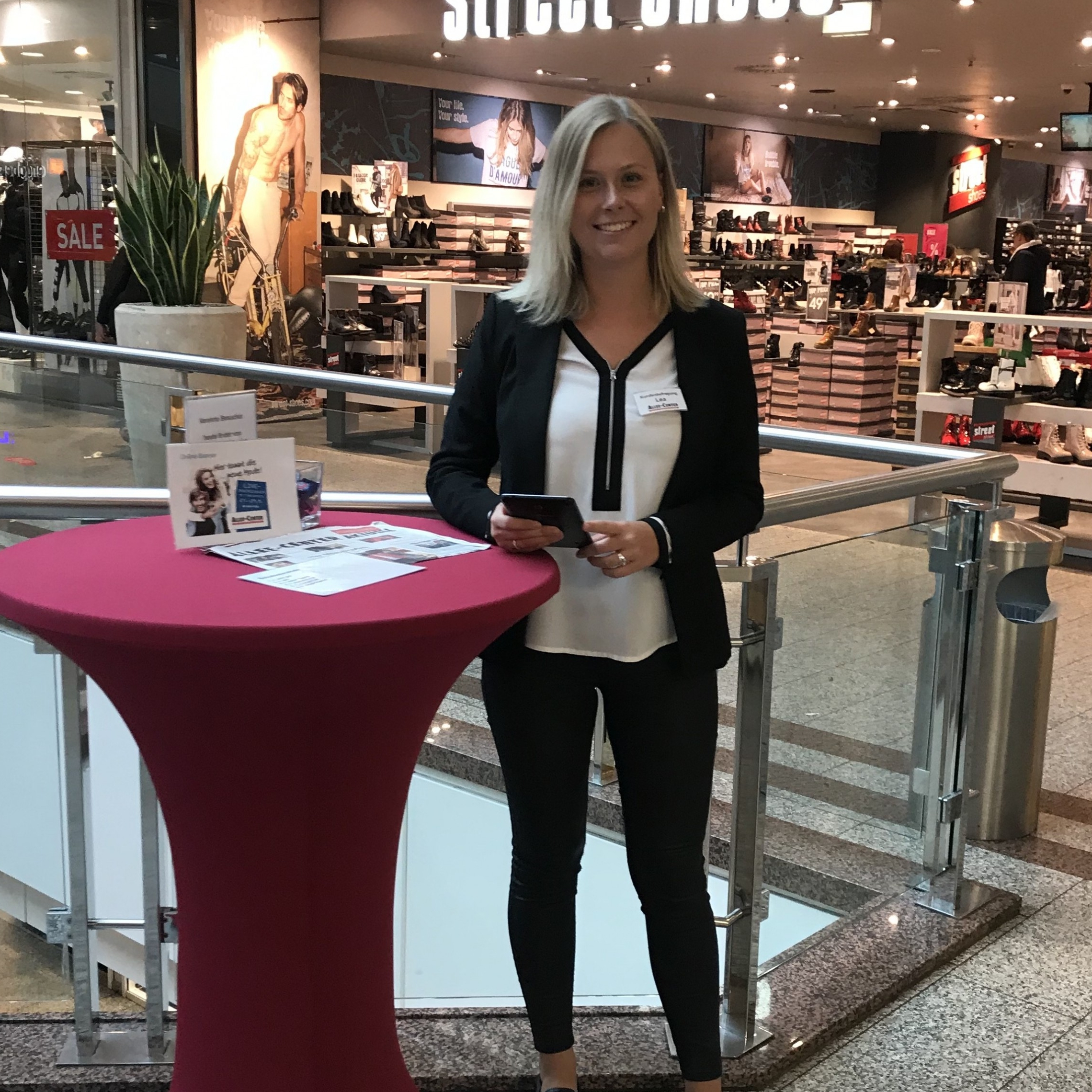 Mitarbeiter im Einsatz