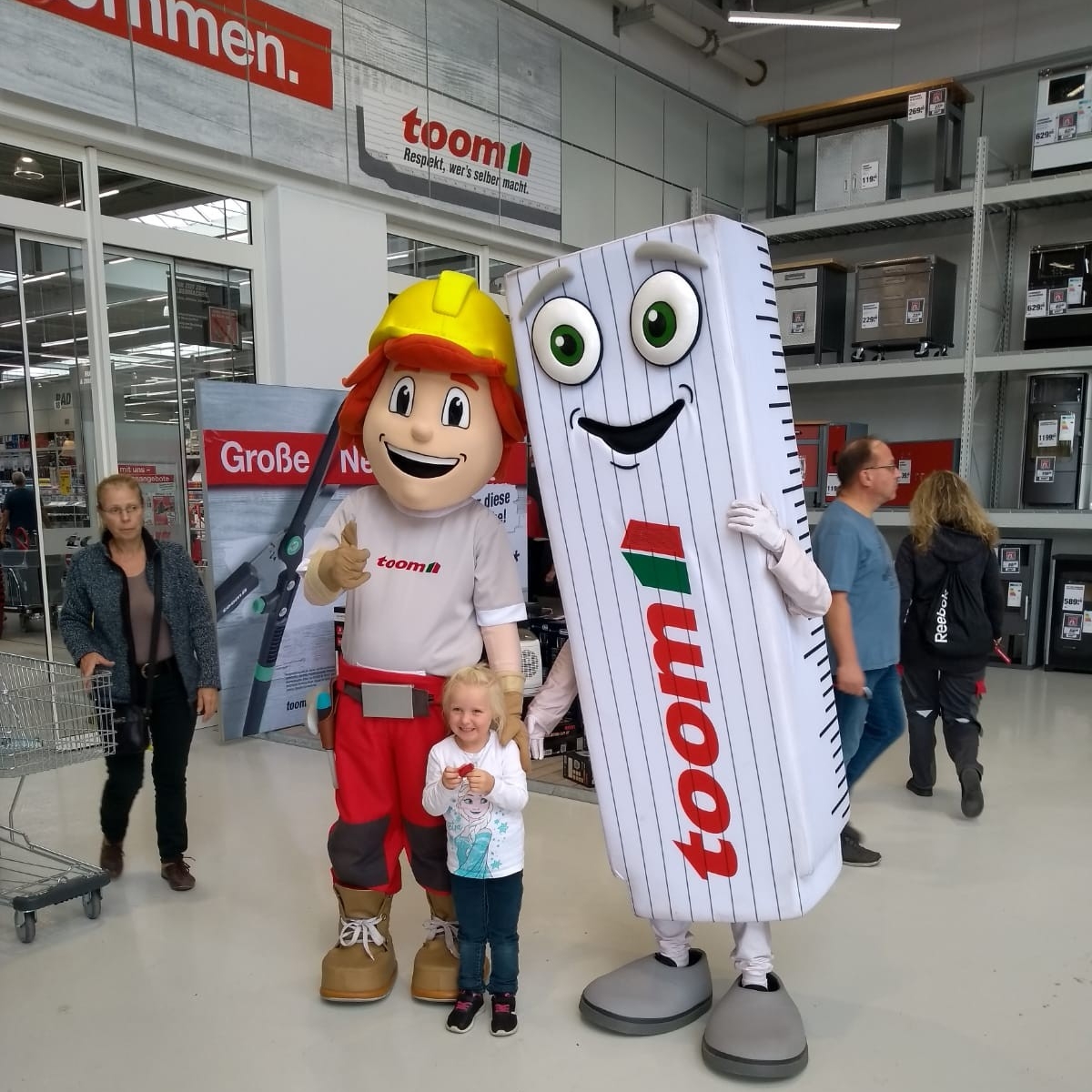 Mitarbeiter im Einsatz
