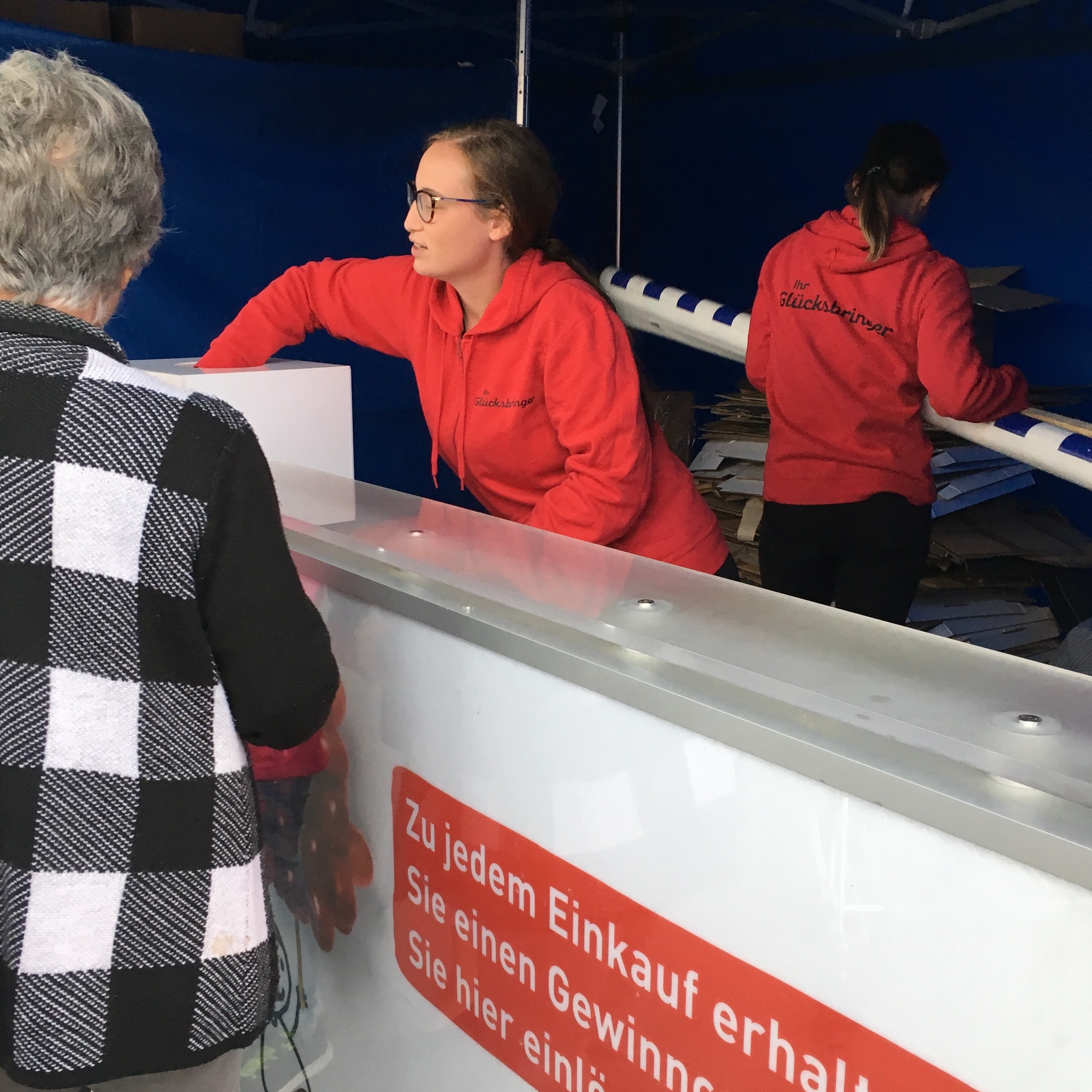 Mitarbeiter im Einsatz