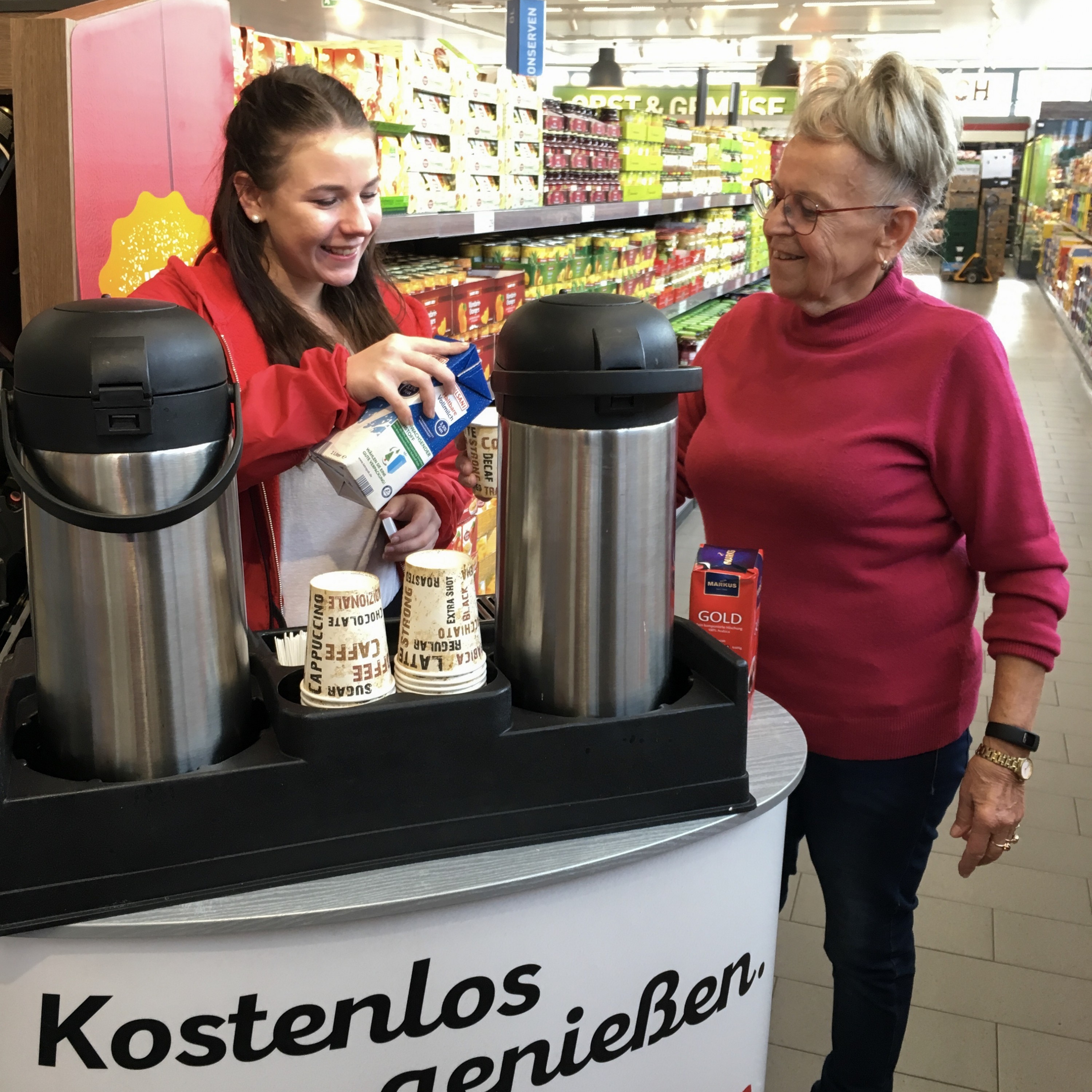 Mitarbeiter im Einsatz
