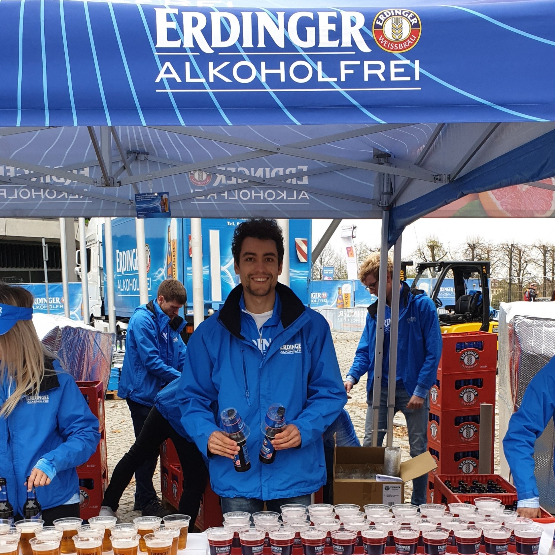 Mitarbeiter im Einsatz