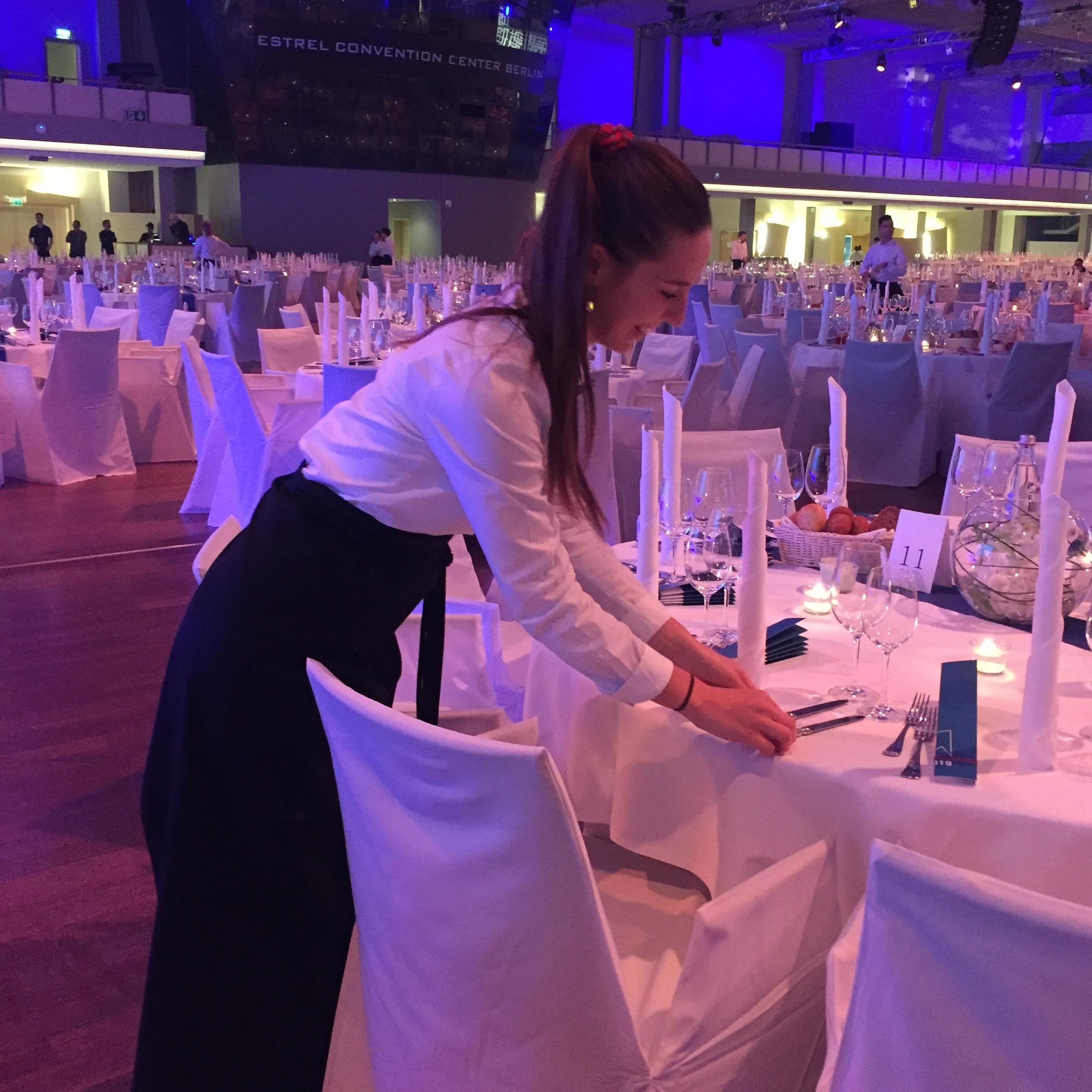 Tamara bei der Arbeit