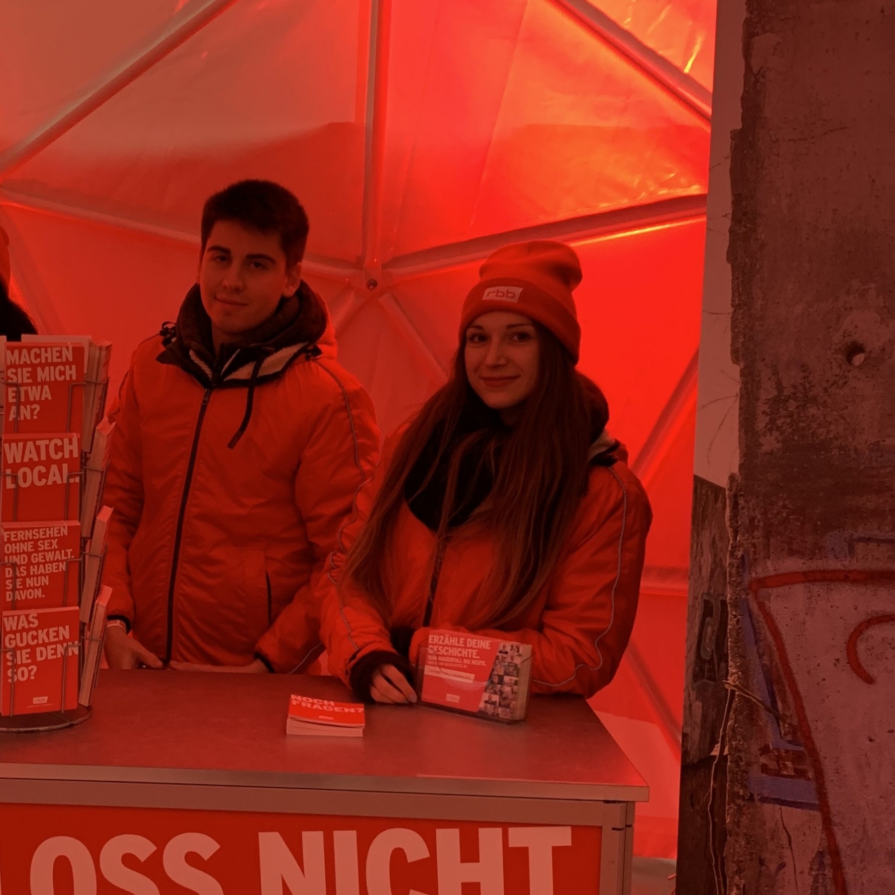Mitarbeiter im Einsatz