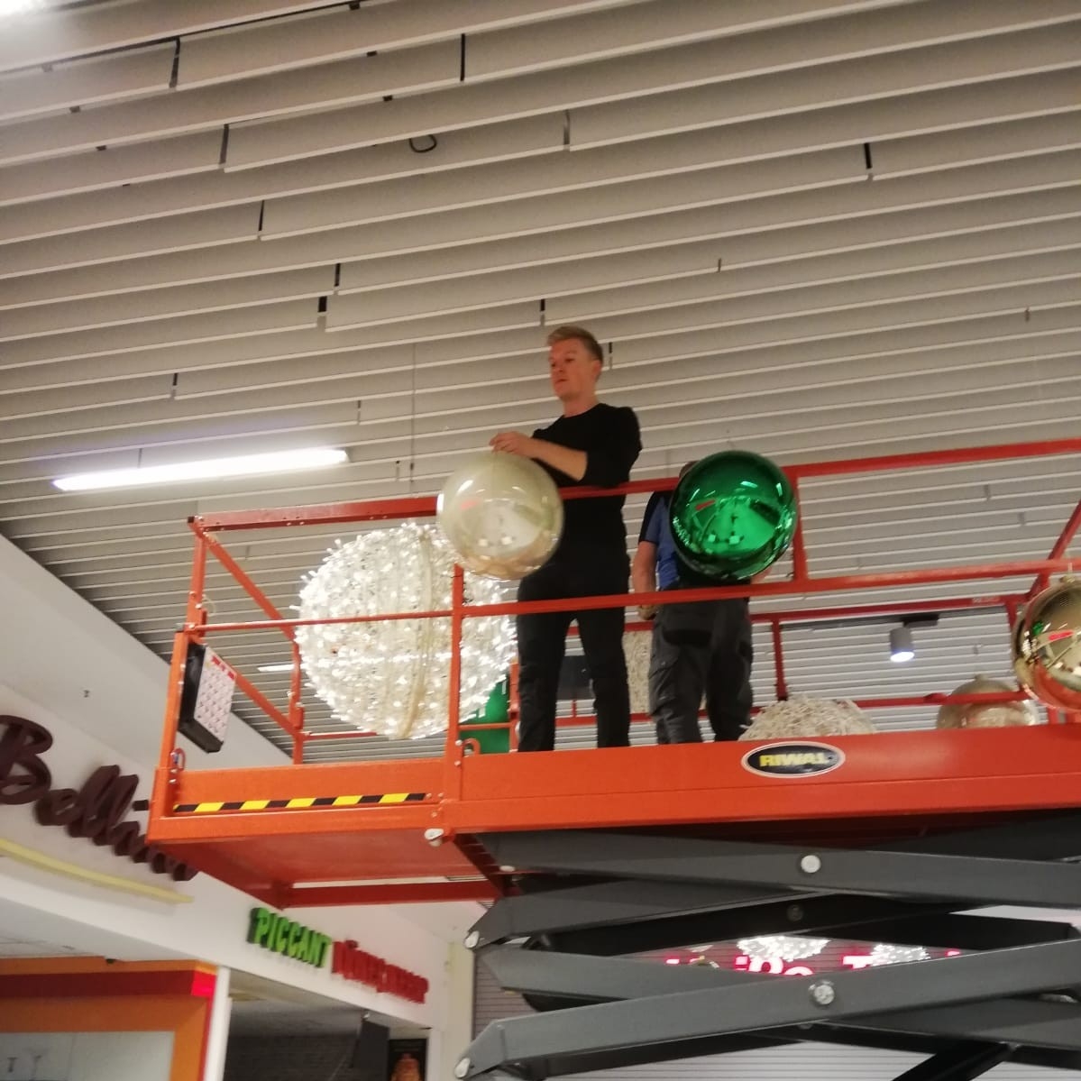 Mitarbeiter im Einsatz