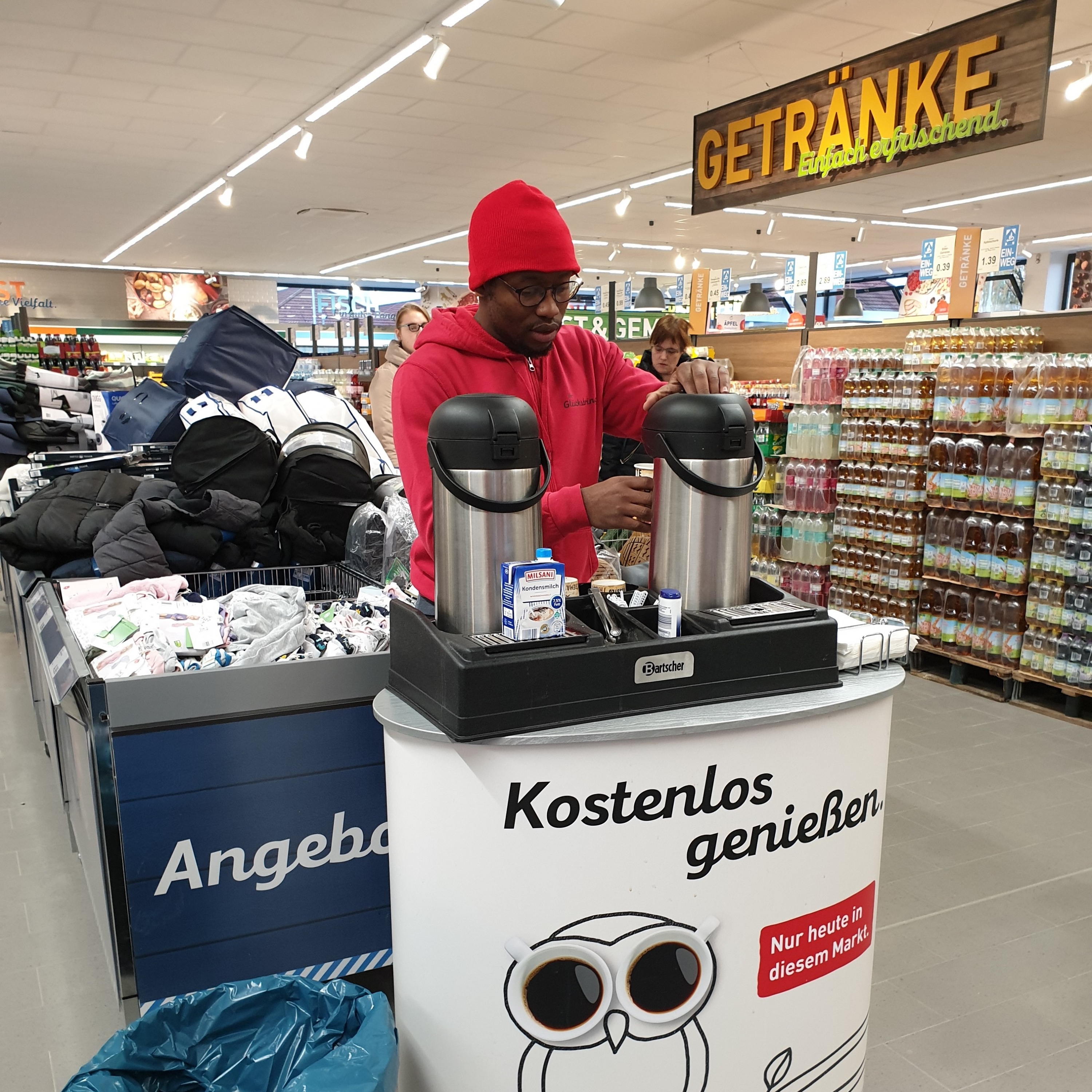 Mitarbeiter im Einsatz