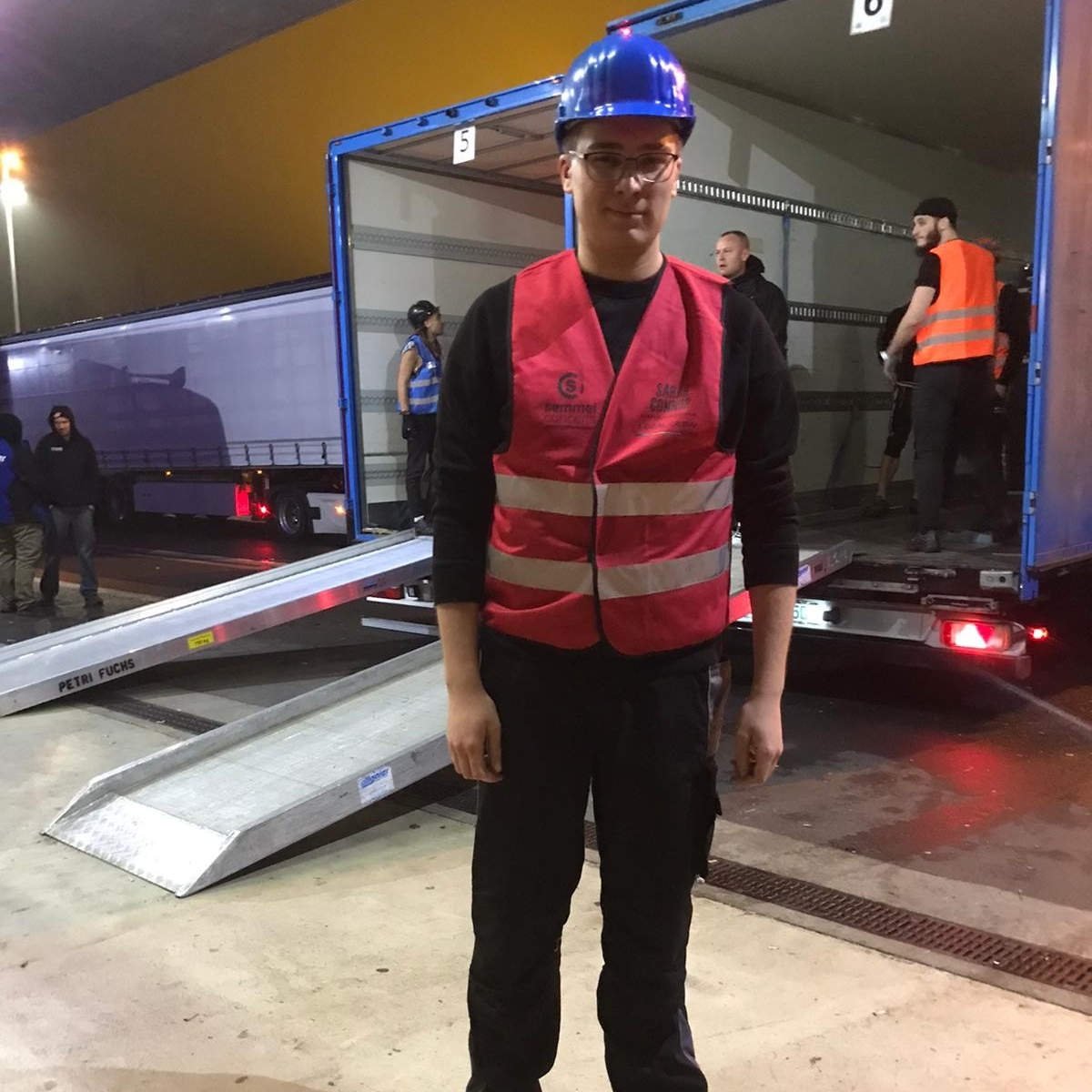 Mitarbeiter im Einsatz