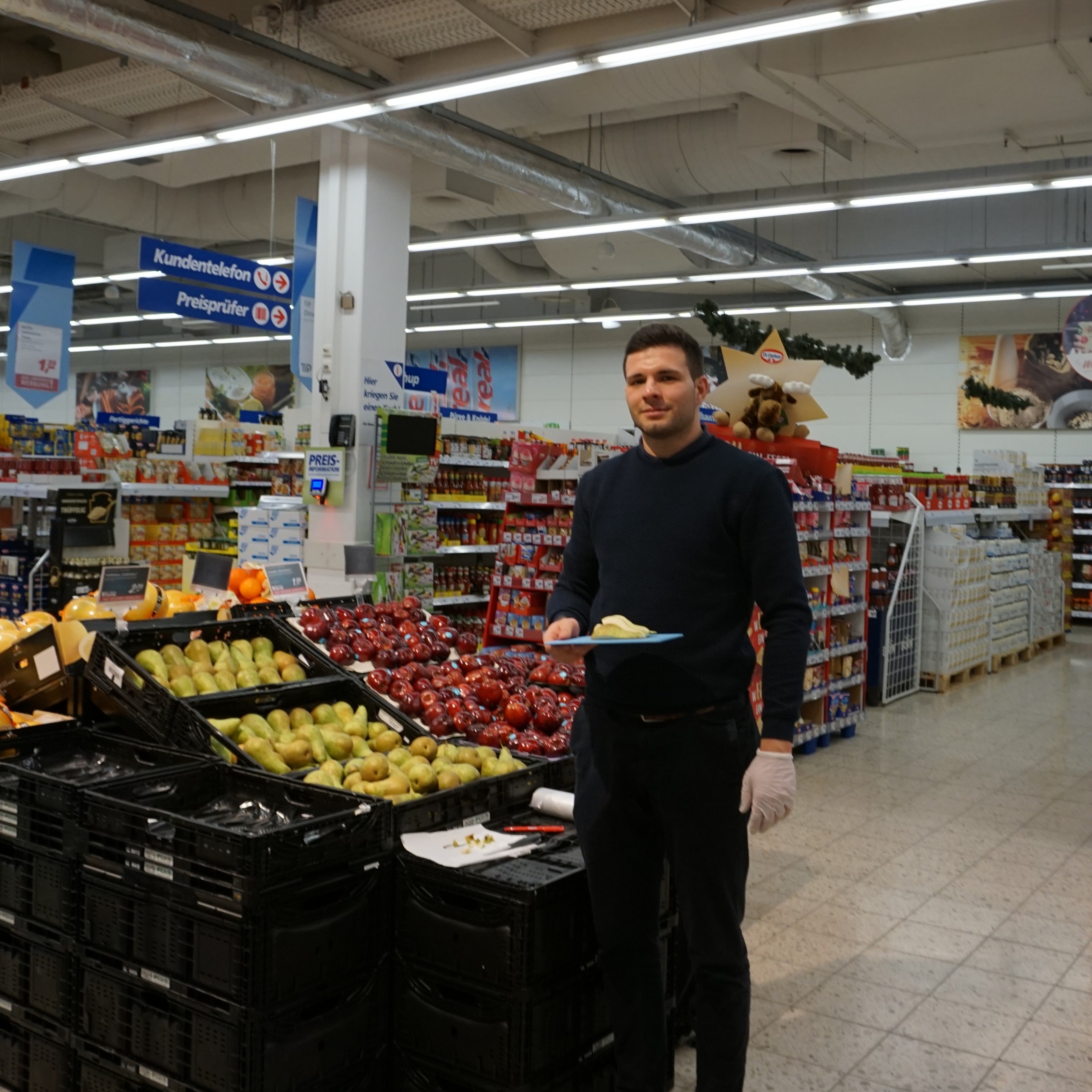 Mitarbeiter im Einsatz