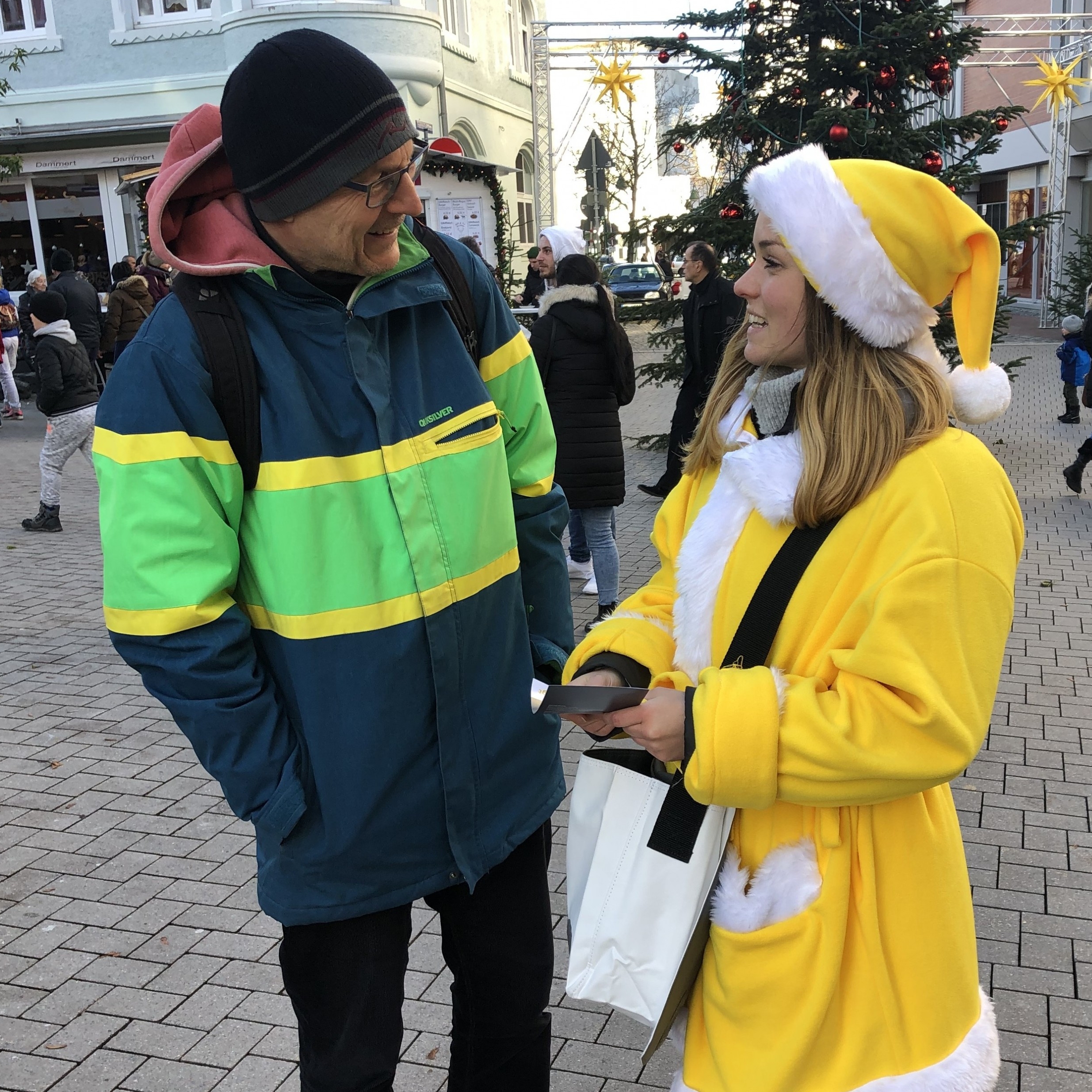 Mitarbeiter im Einsatz