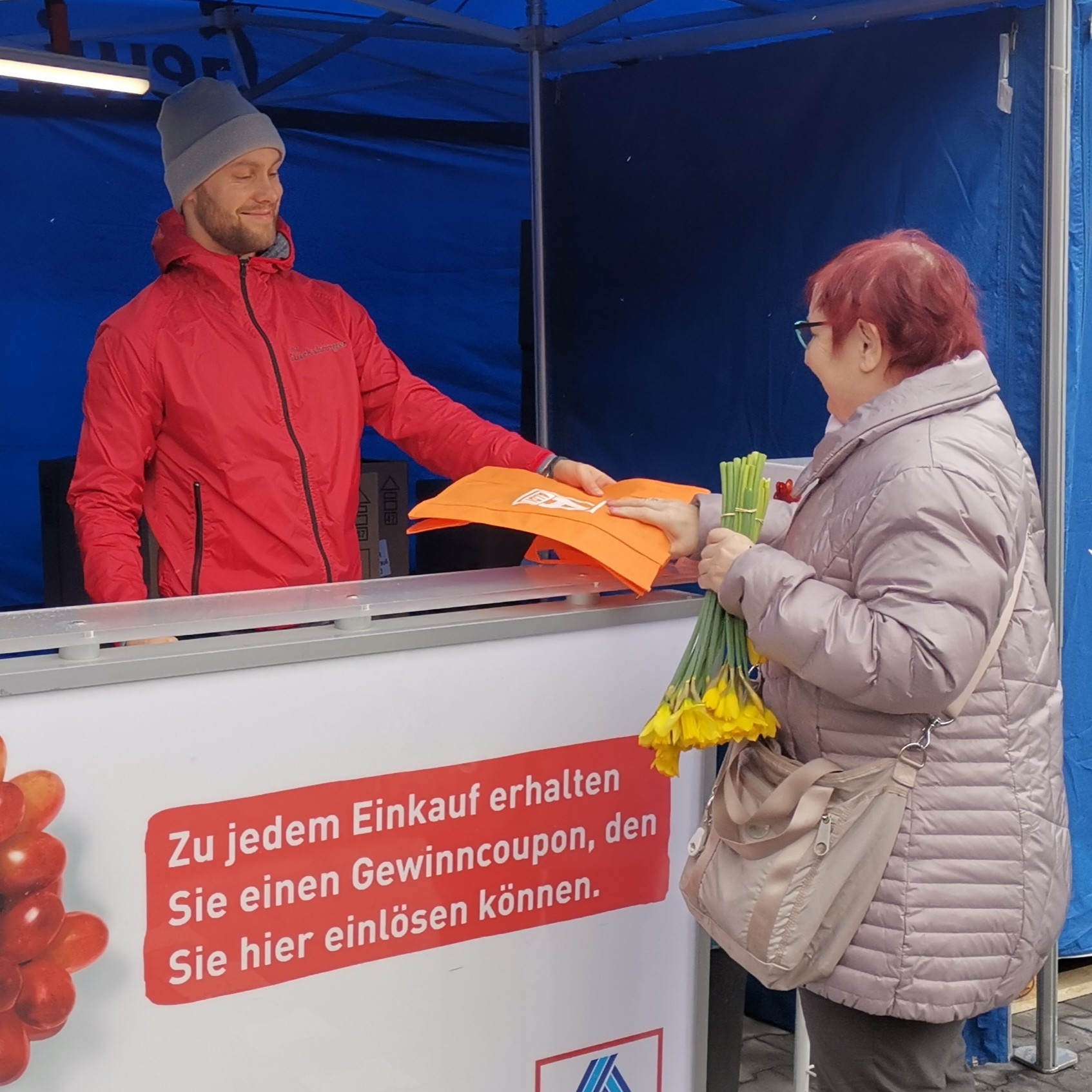 Mitarbeiter im Einsatz