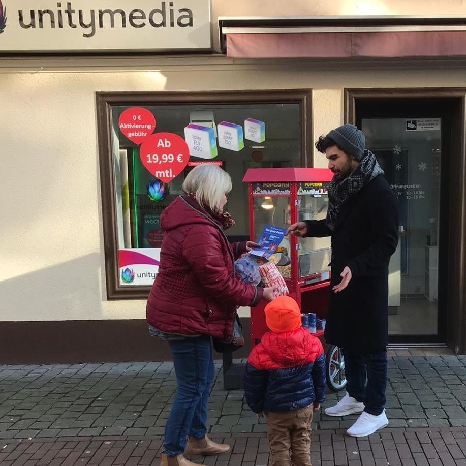 Mitarbeiter im Einsatz
