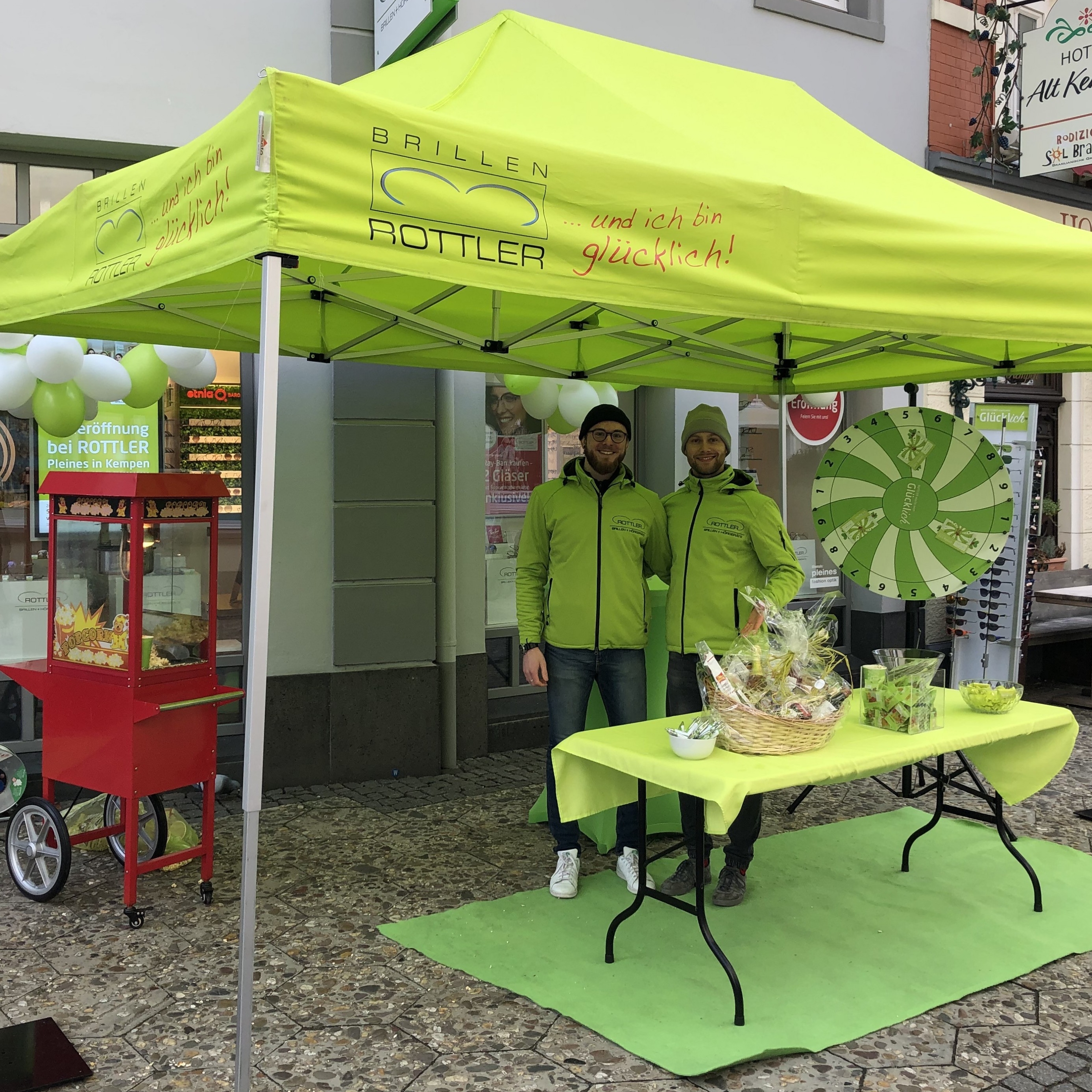 Mitarbeiter im Einsatz