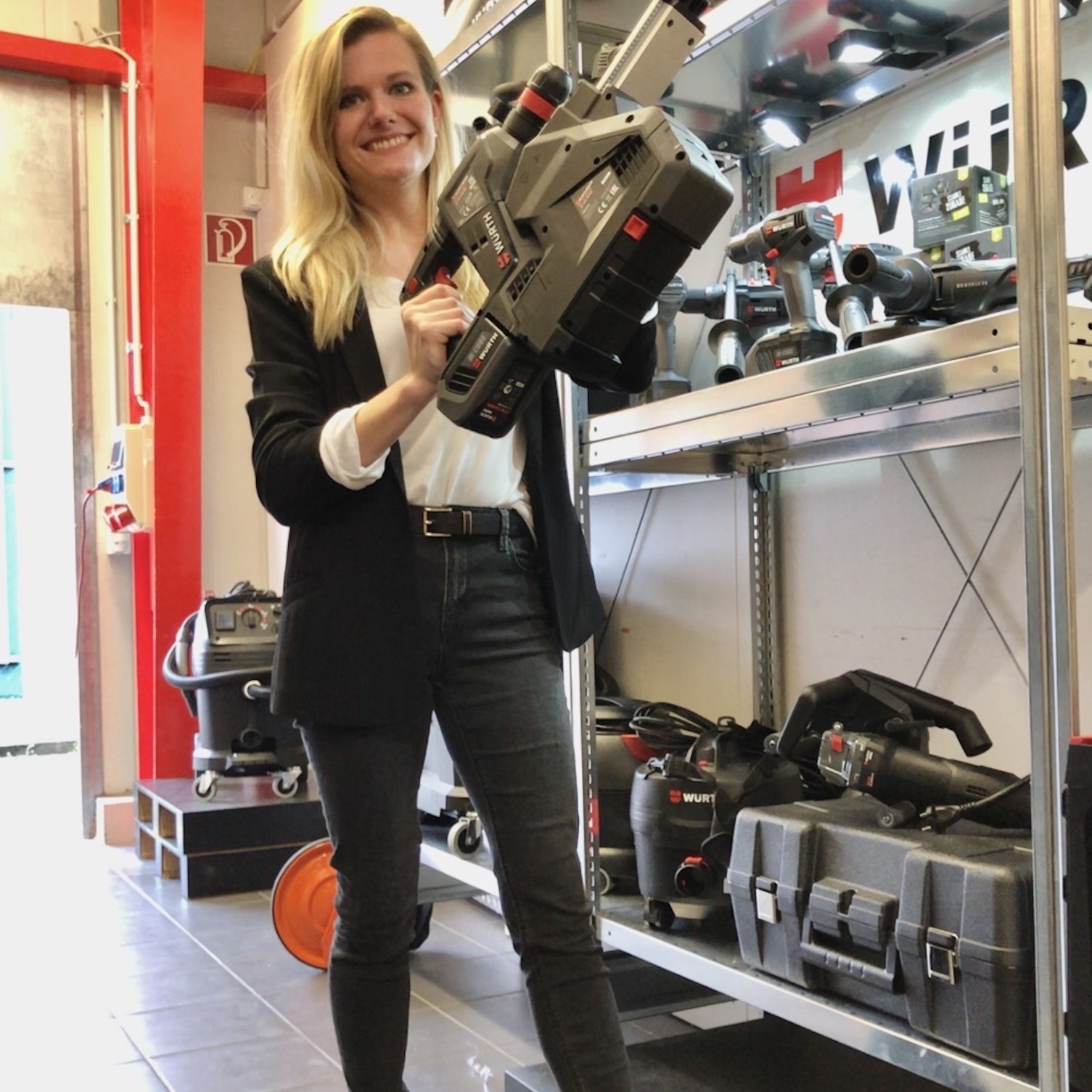 Mitarbeiter im Einsatz