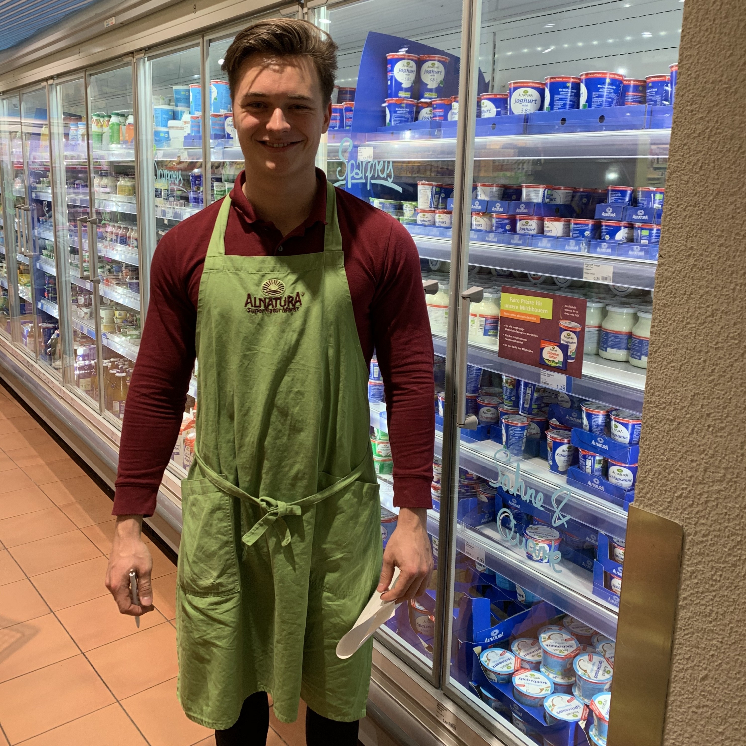 Jean-Pierre bei der Arbeit