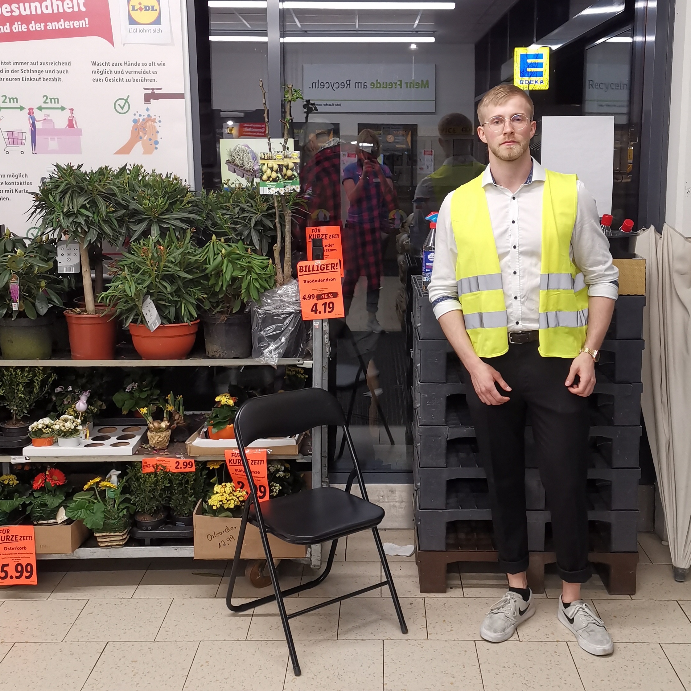 Mitarbeiter im Einsatz