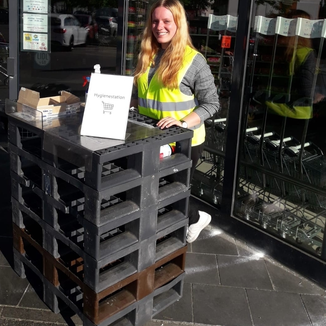 Mitarbeiter im Einsatz