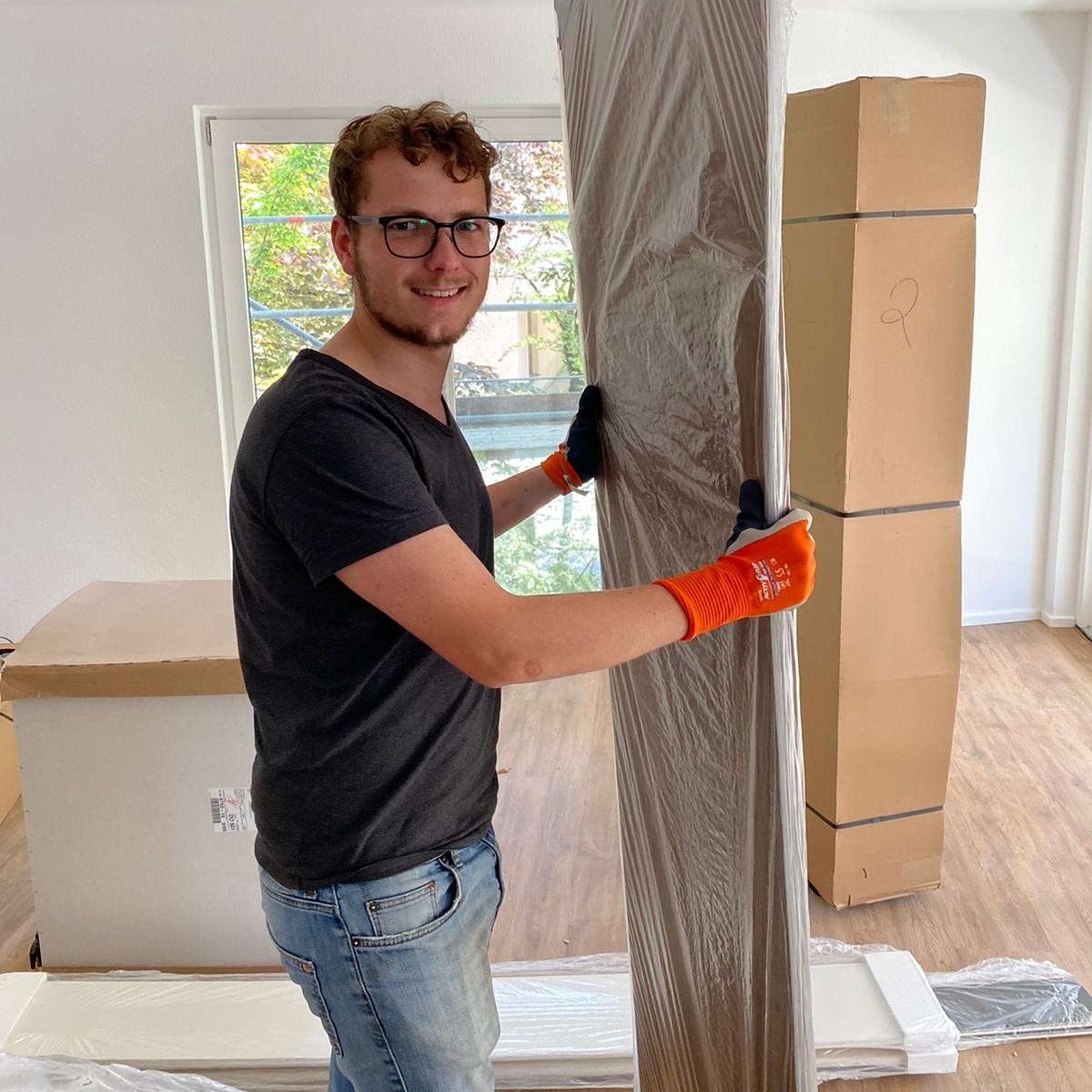 Mitarbeiter im Einsatz