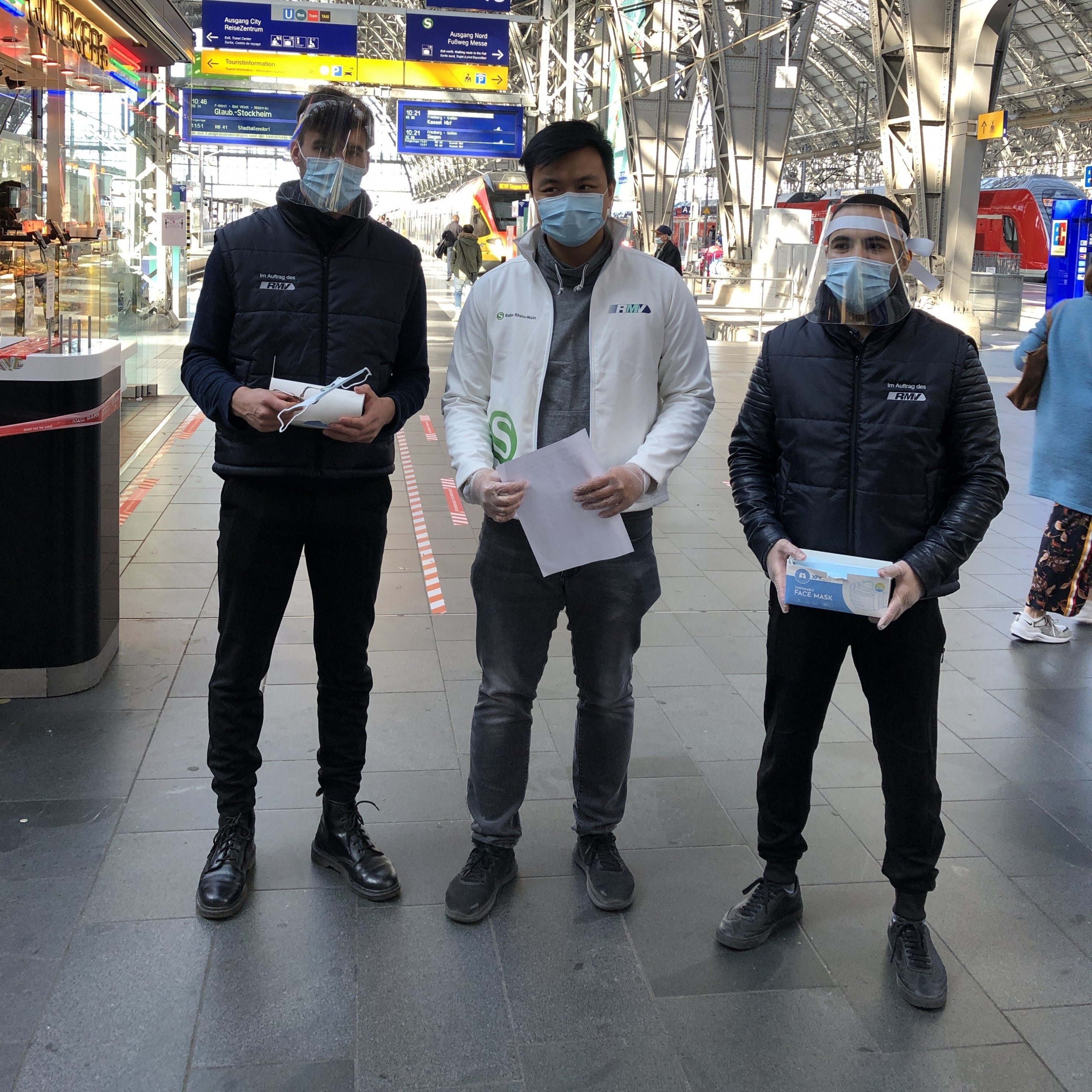 Mitarbeiter im Einsatz