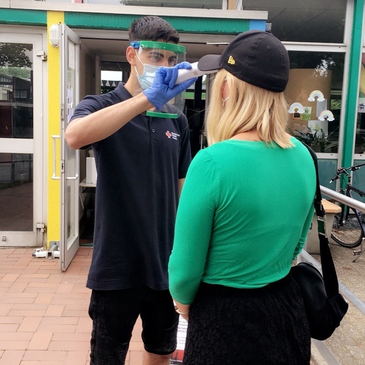 Mitarbeiter im Einsatz