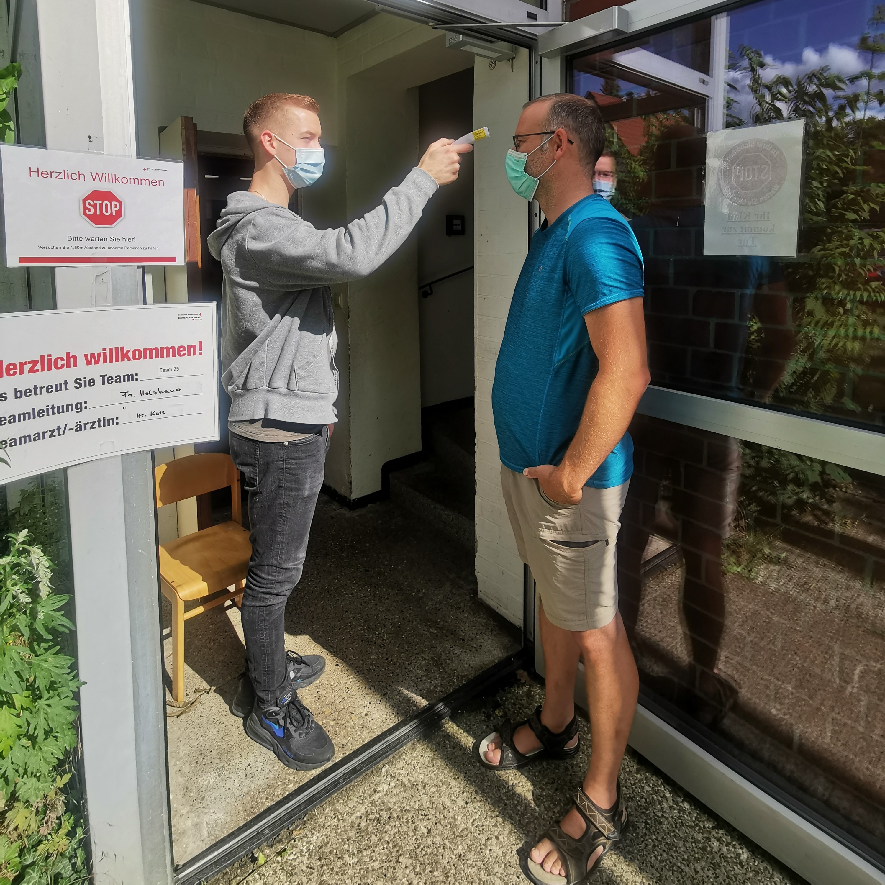 Mitarbeiter im Einsatz
