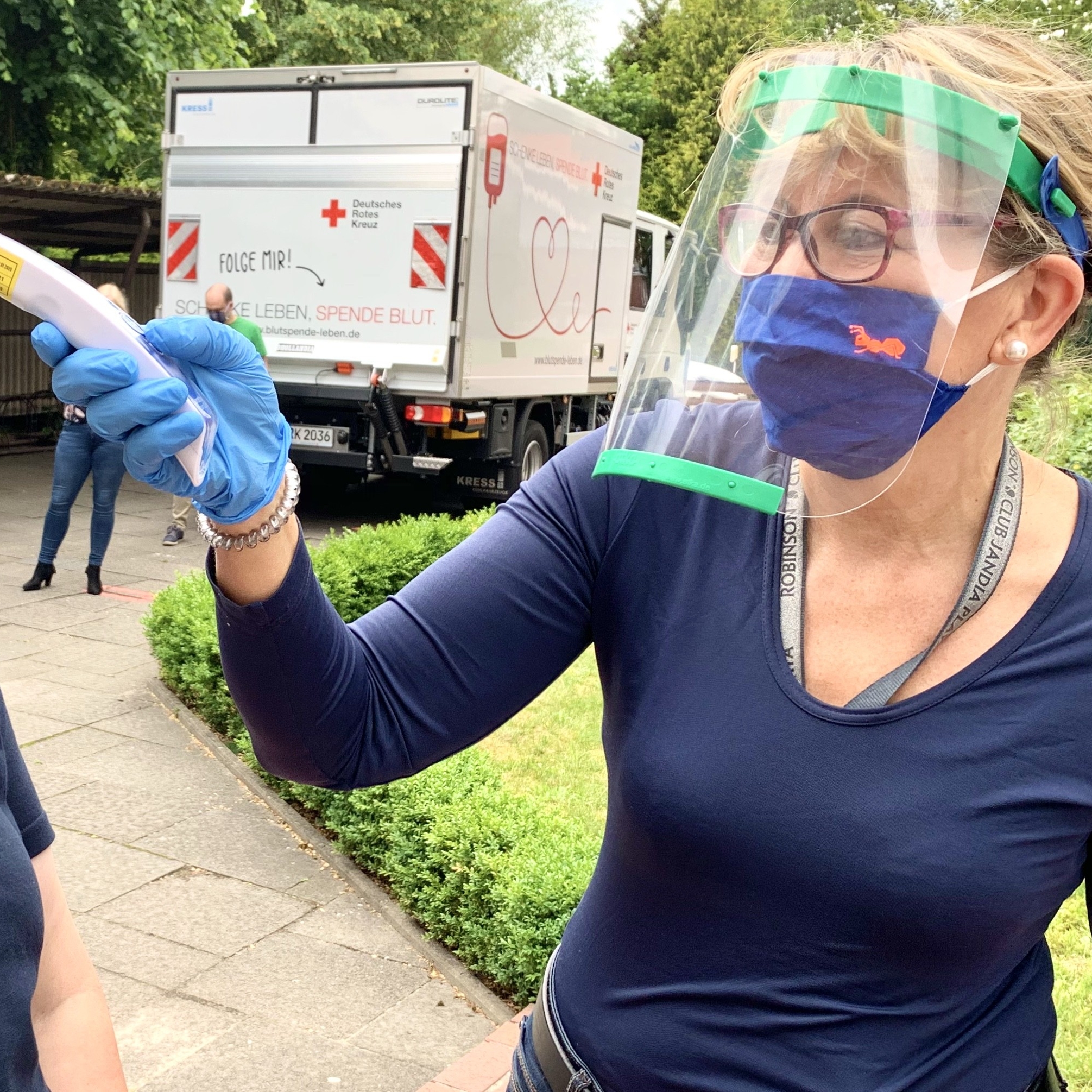 Mitarbeiter im Einsatz