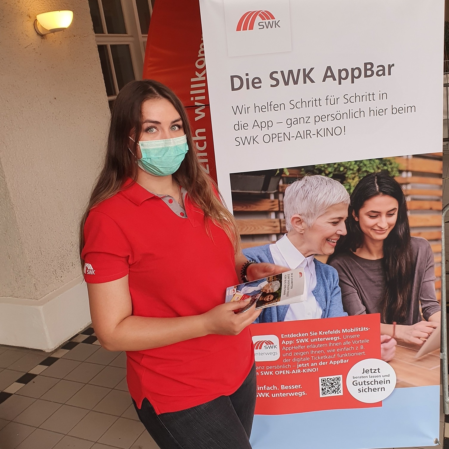 Mitarbeiter im Einsatz