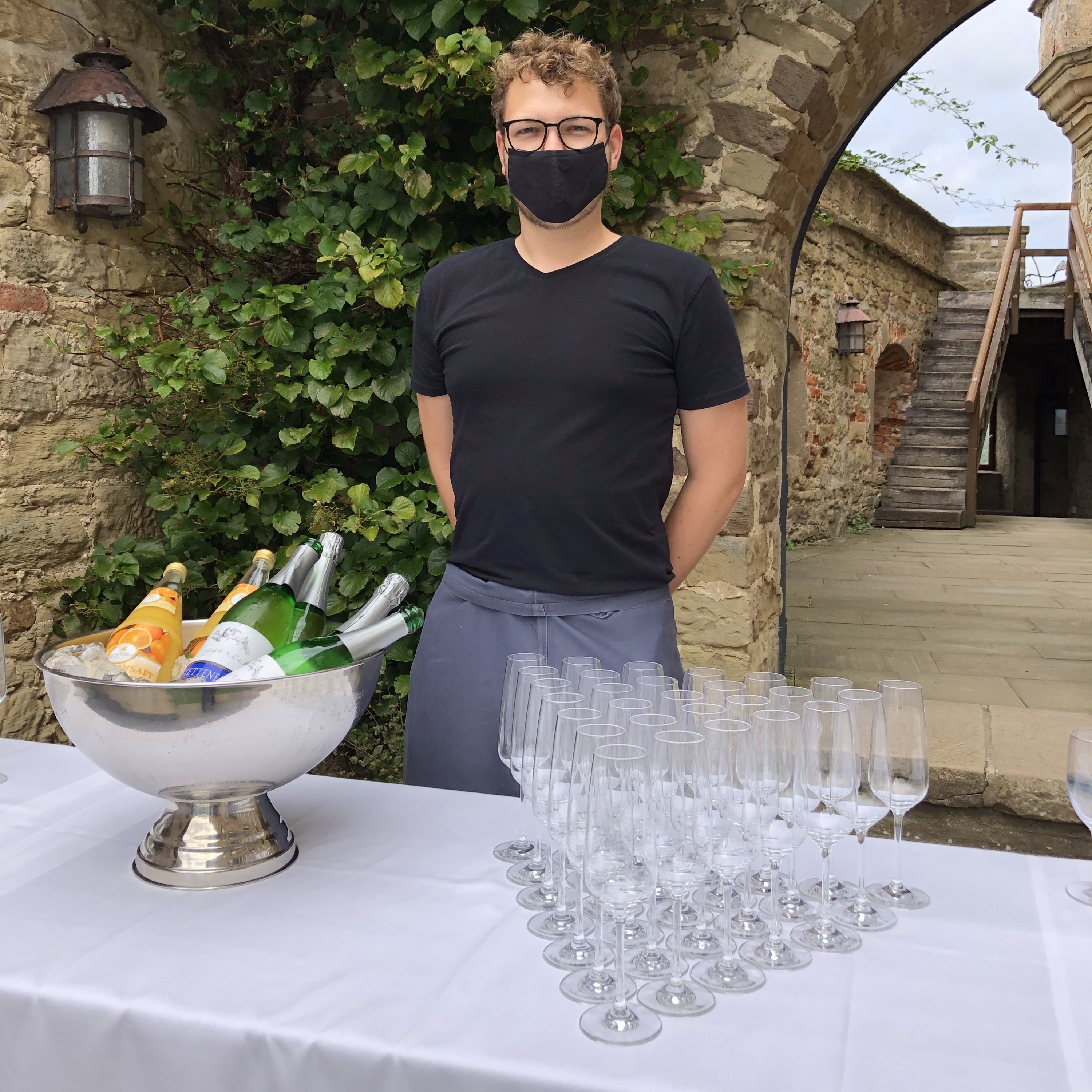 Mitarbeiter im Einsatz