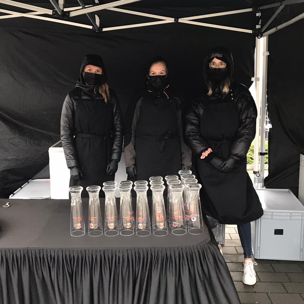 Mitarbeiter im Einsatz