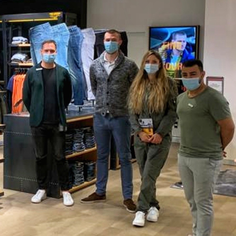 Mitarbeiter im Einsatz