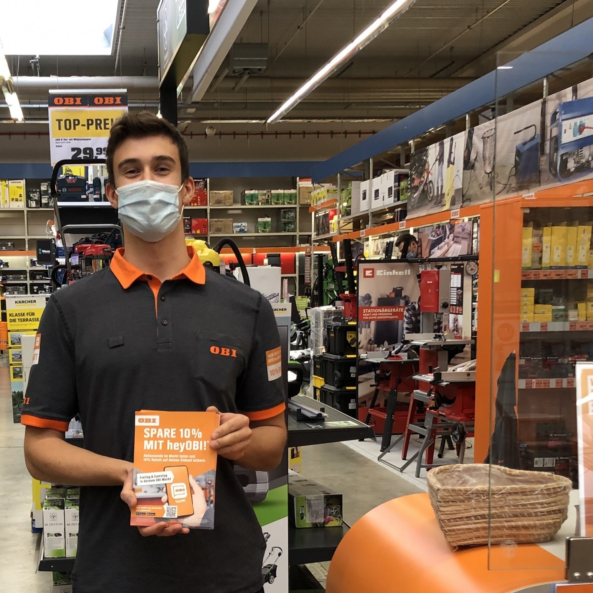 Mitarbeiter im Einsatz