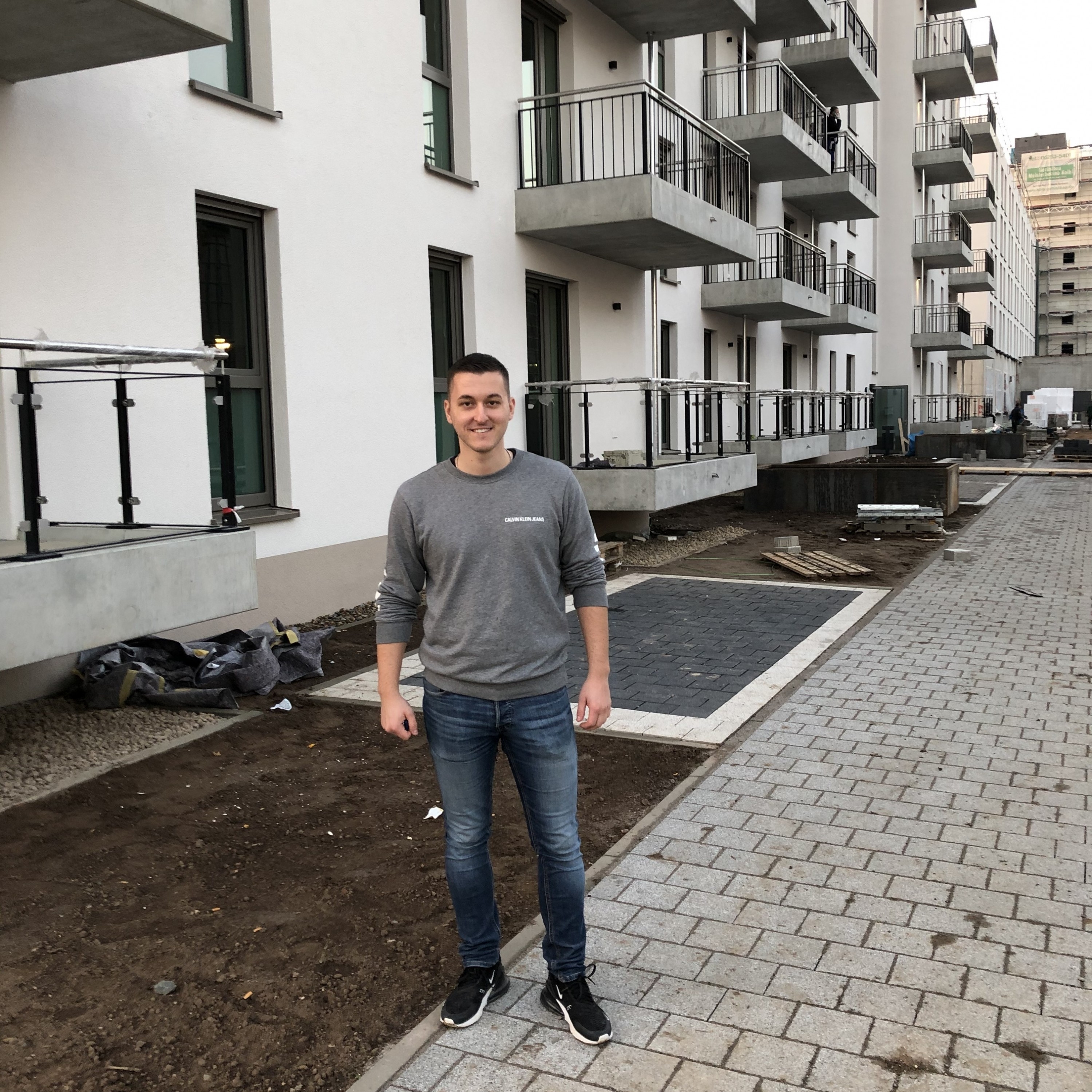 Matej bei der Arbeit