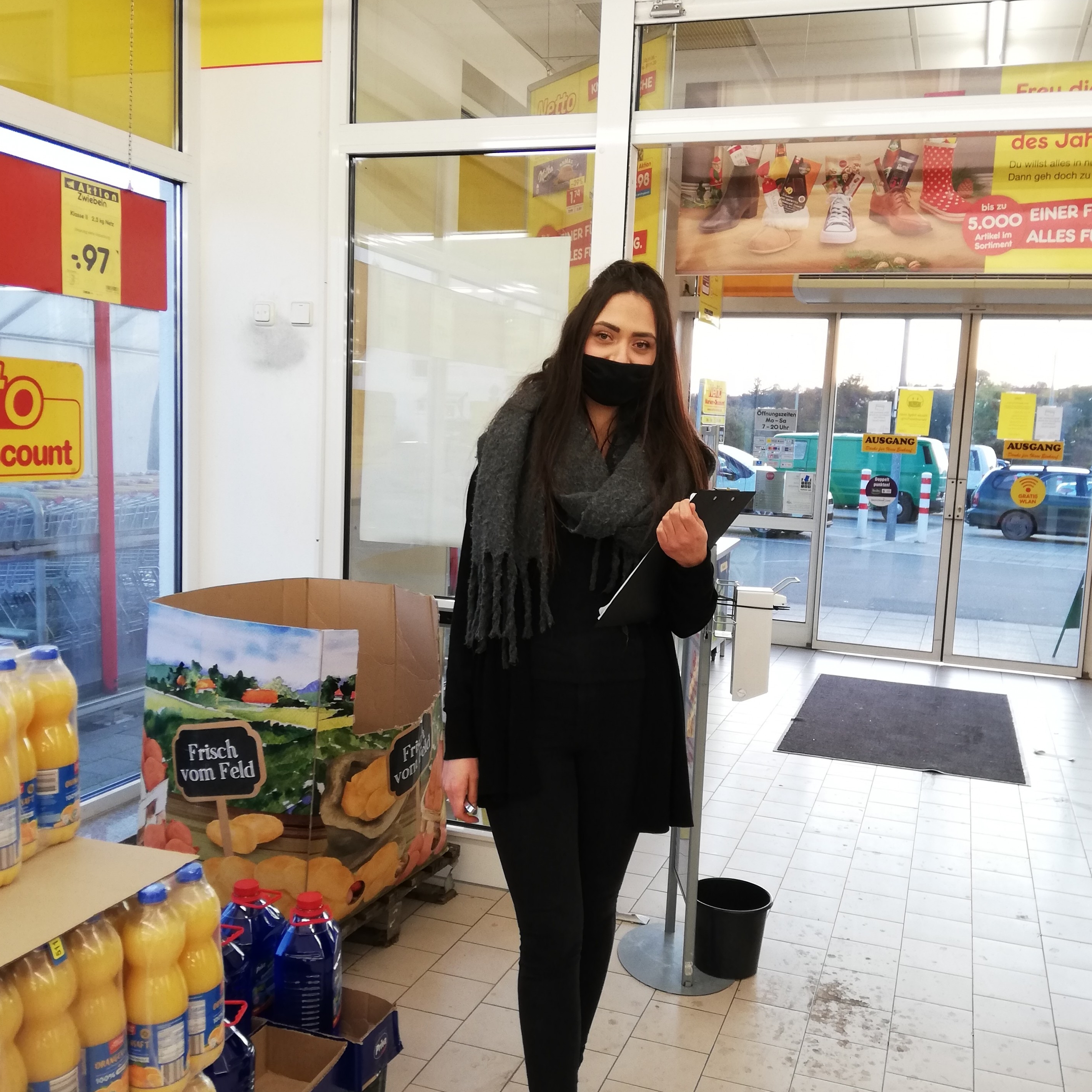 Mitarbeiter im Einsatz