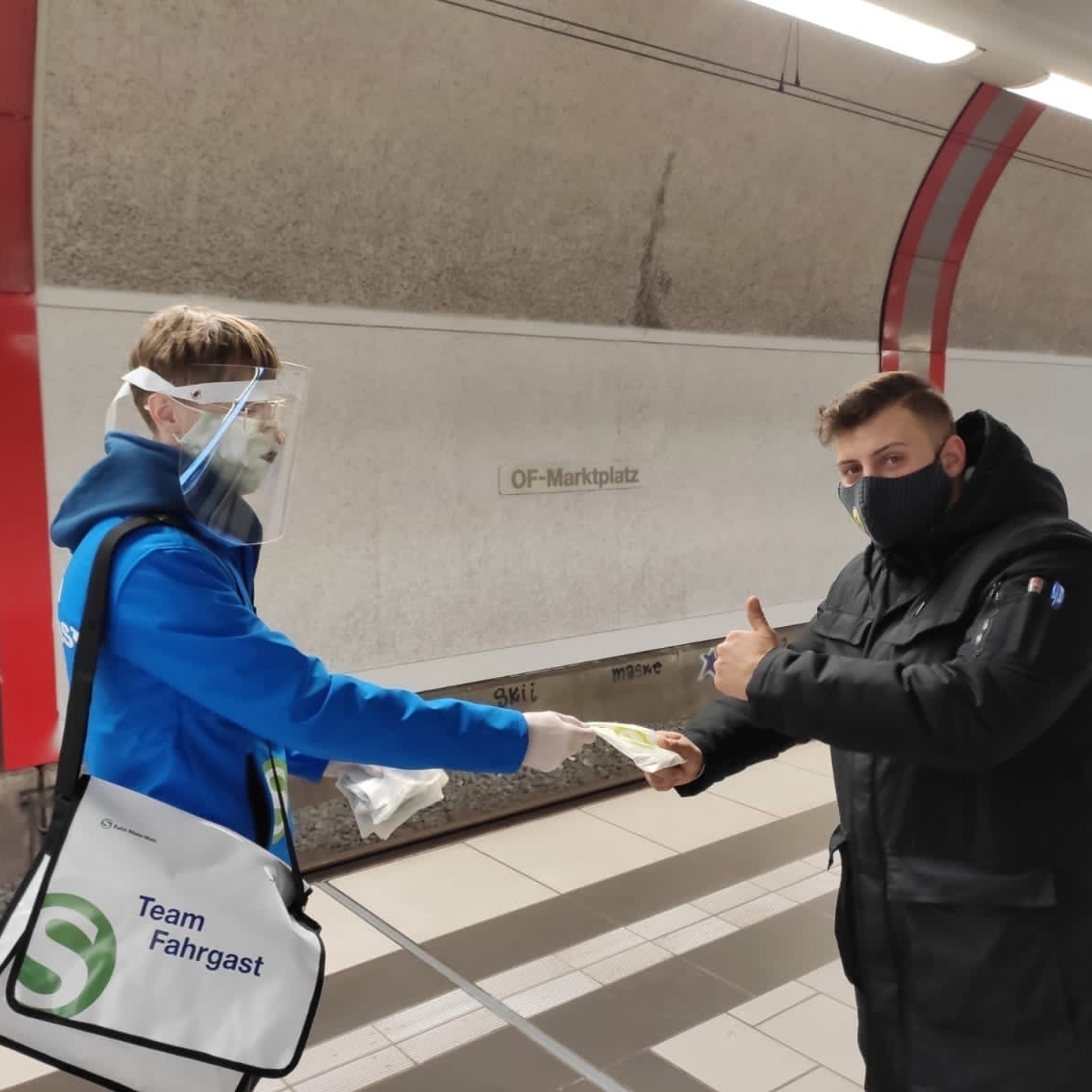 Mitarbeiter im Einsatz