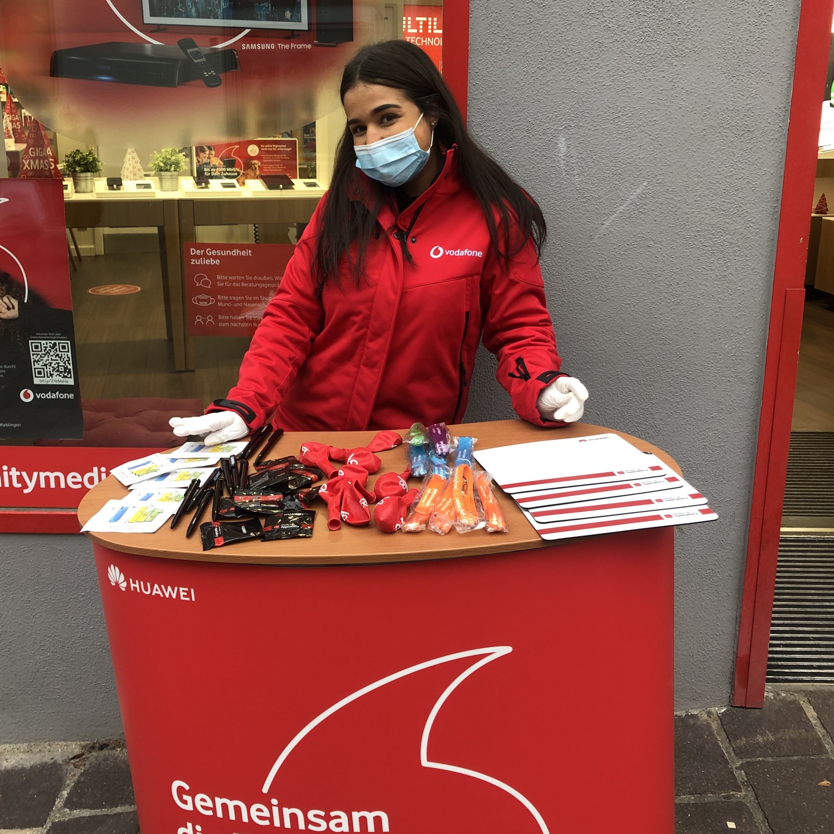 Mitarbeiter im Einsatz