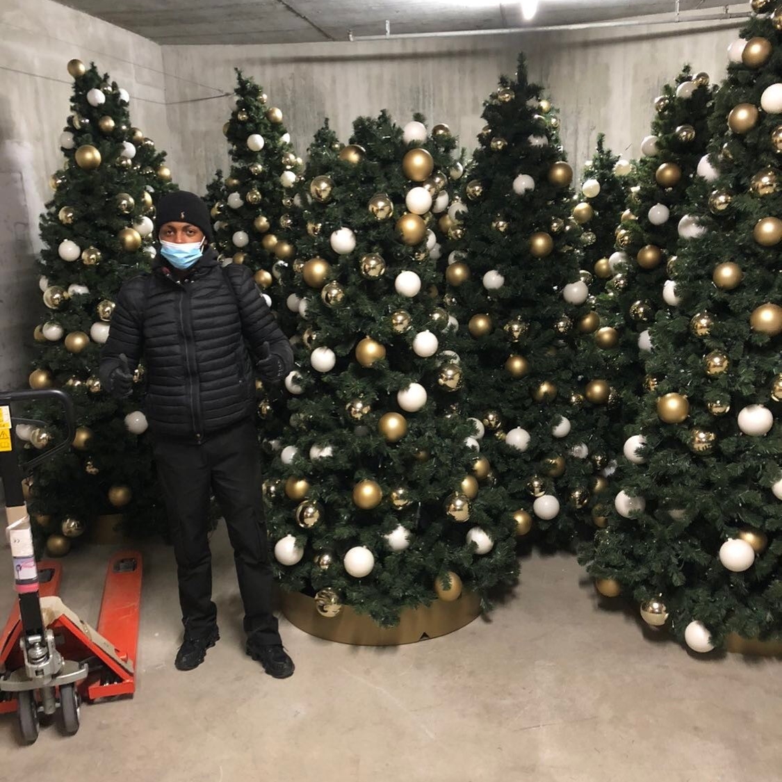 Mitarbeiter im Einsatz