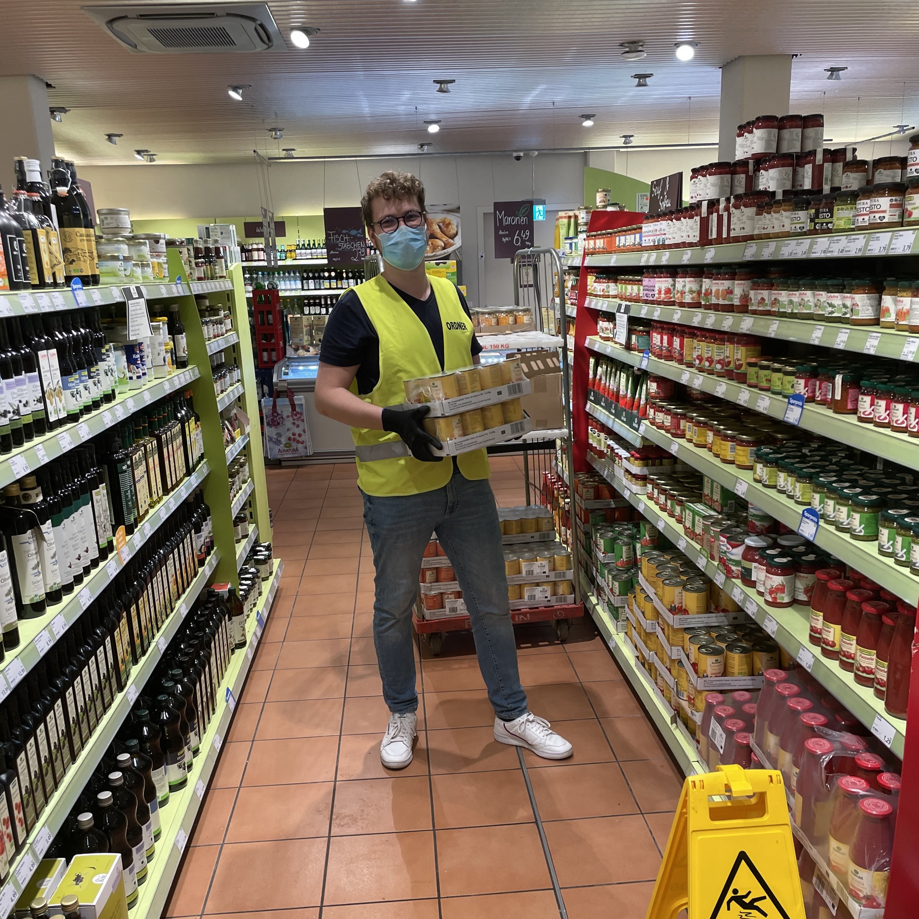 Mitarbeiter im Einsatz