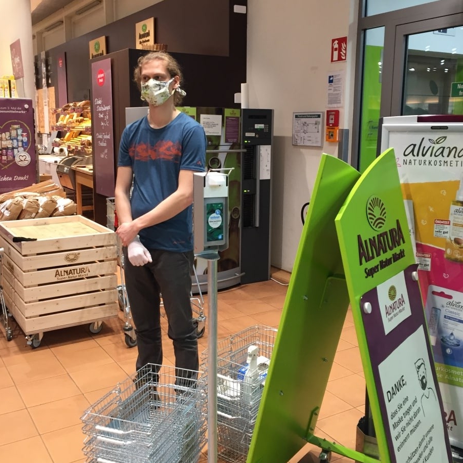 Mitarbeiter im Einsatz