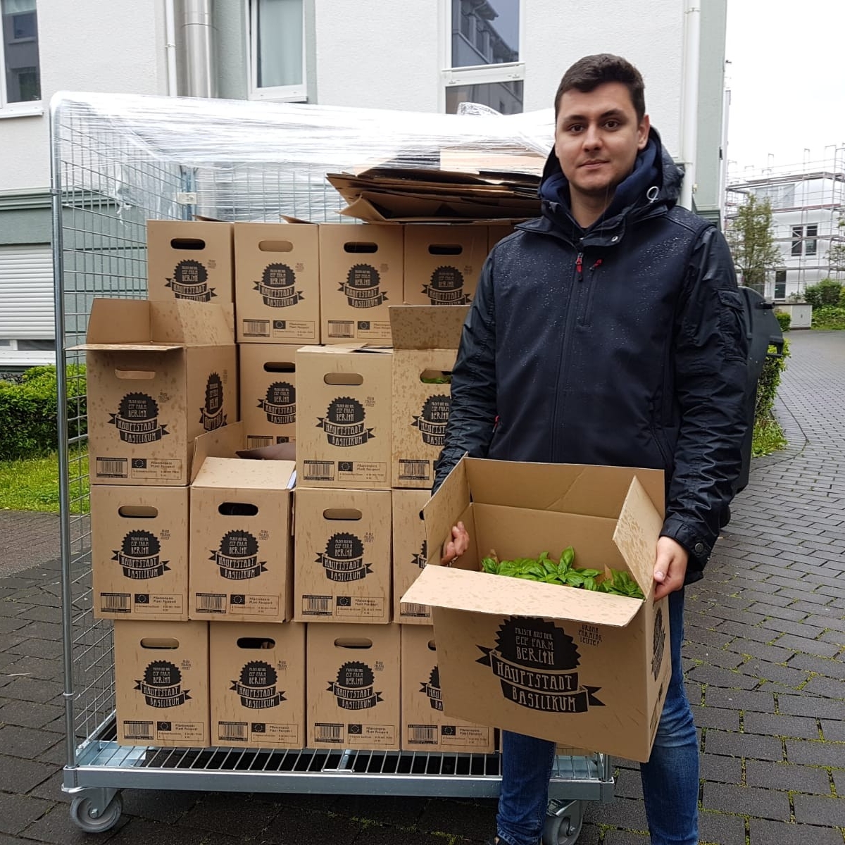 Mitarbeiter im Einsatz