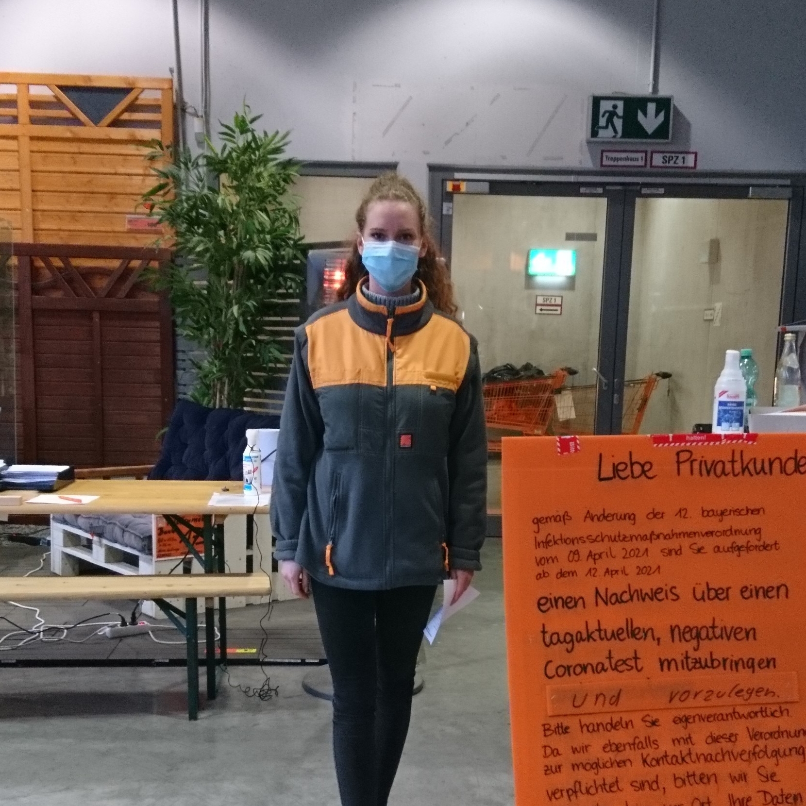 Mitarbeiter im Einsatz