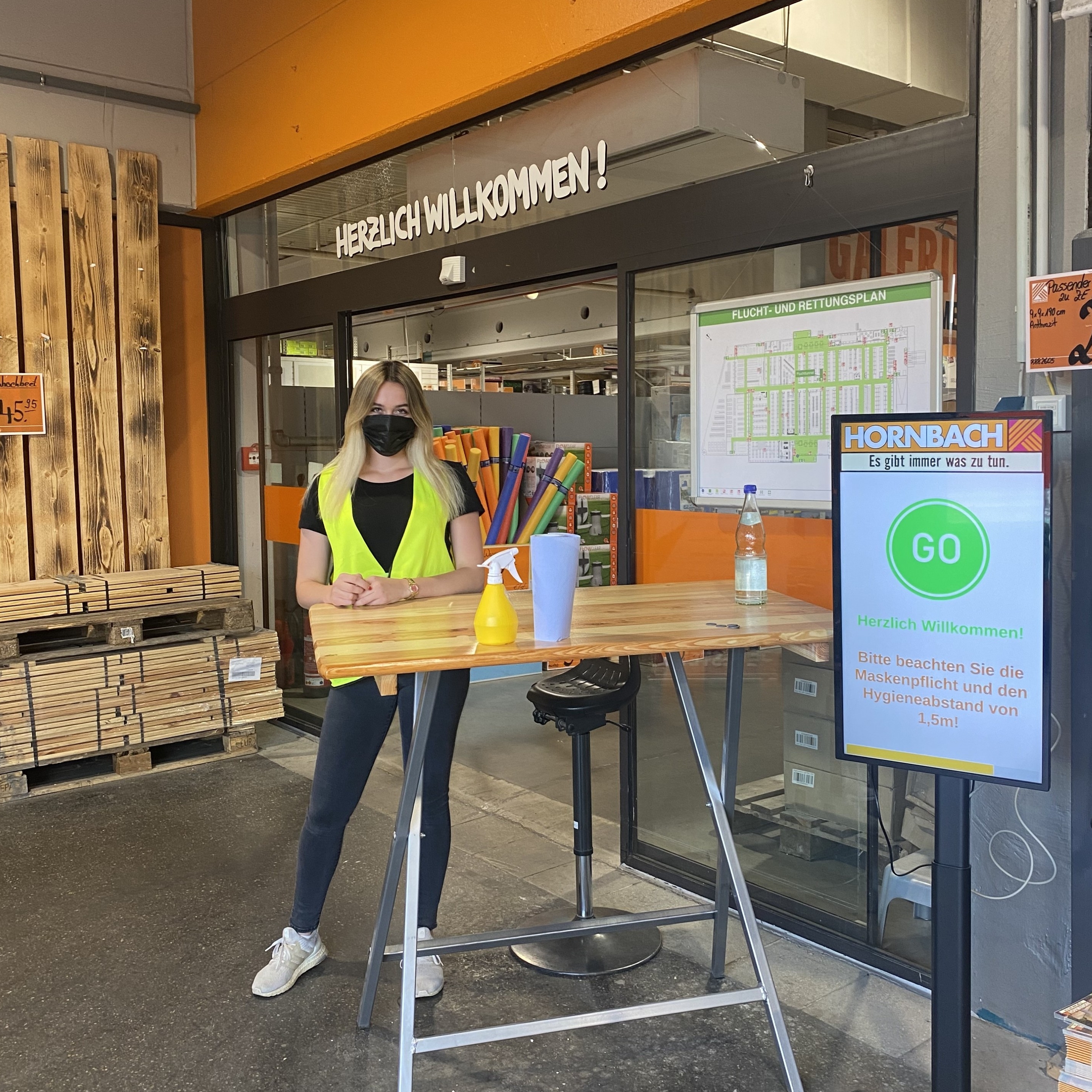 Janina bei der Arbeit