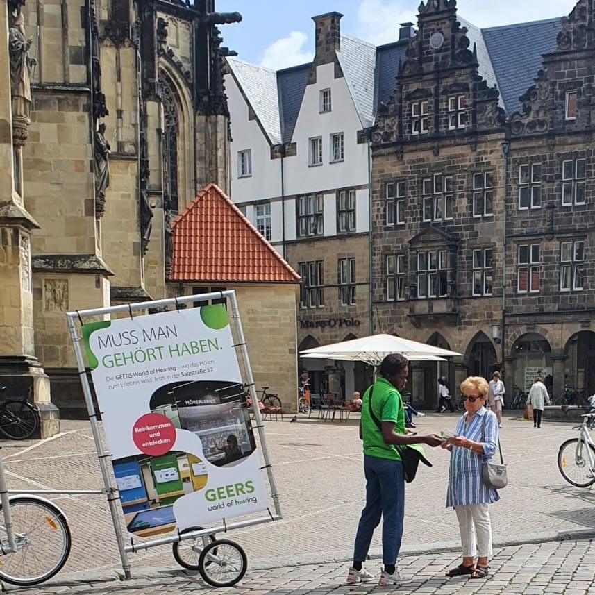 Mitarbeiter im Einsatz