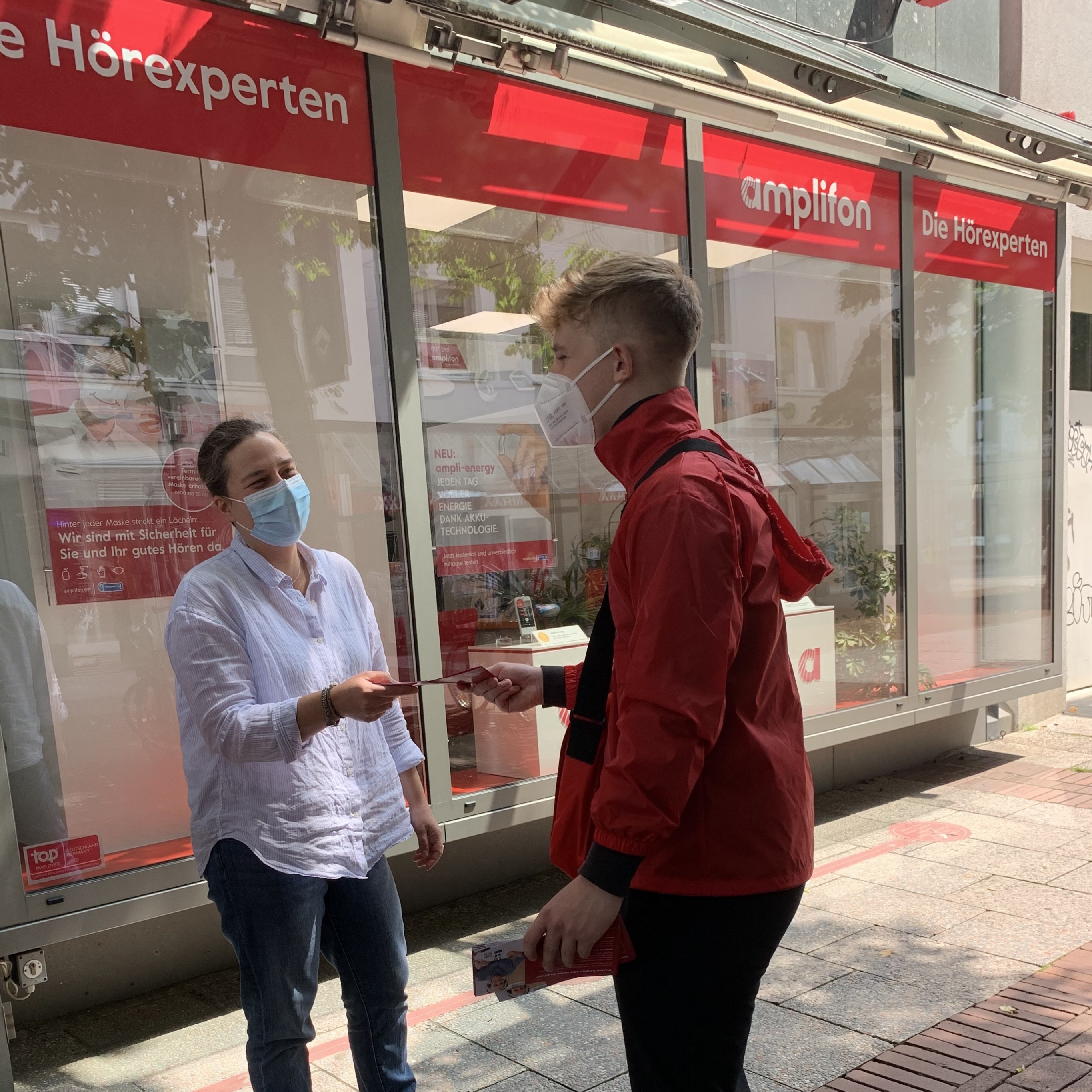Mitarbeiter im Einsatz