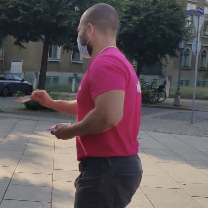 Mitarbeiter im Einsatz