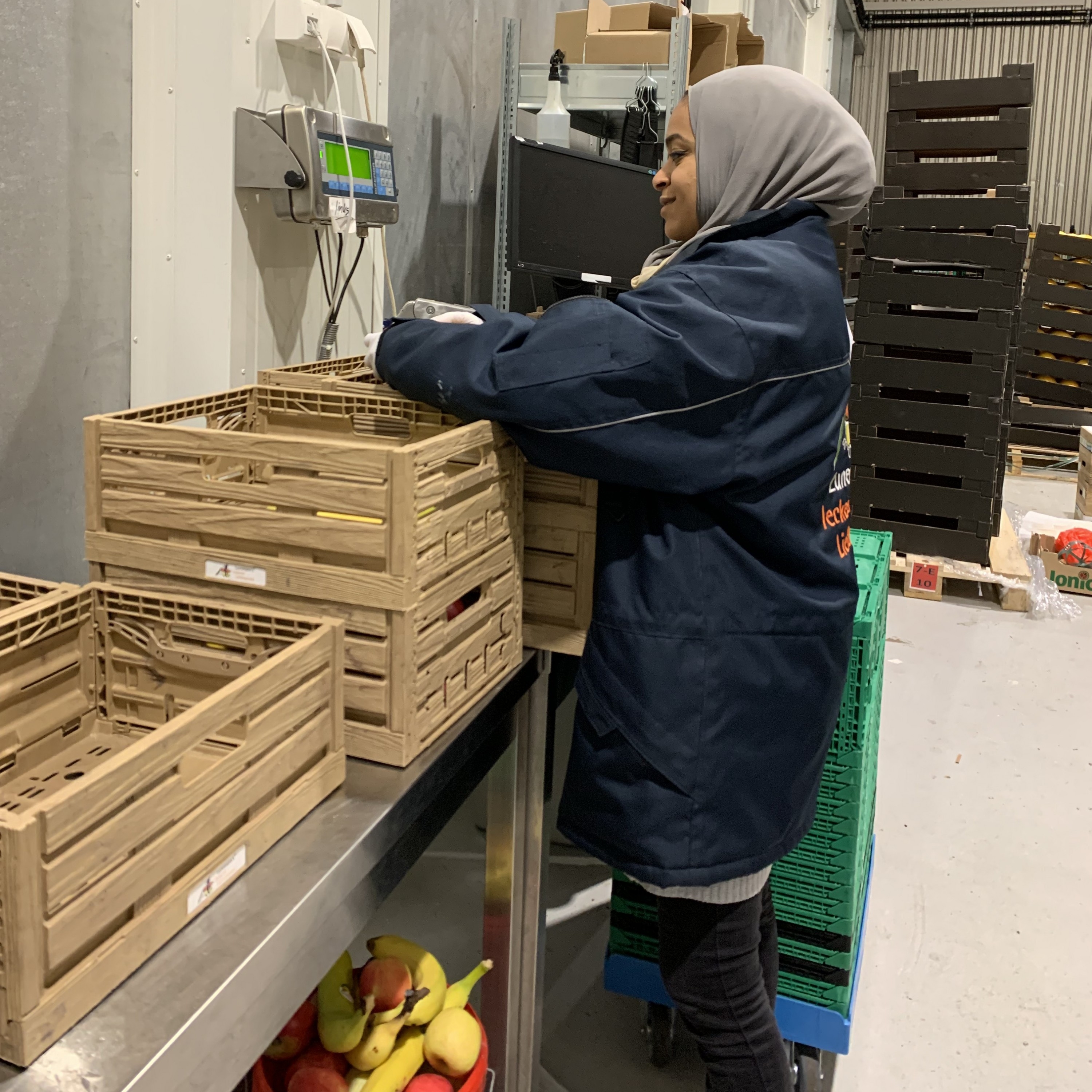 Asya bei der Arbeit