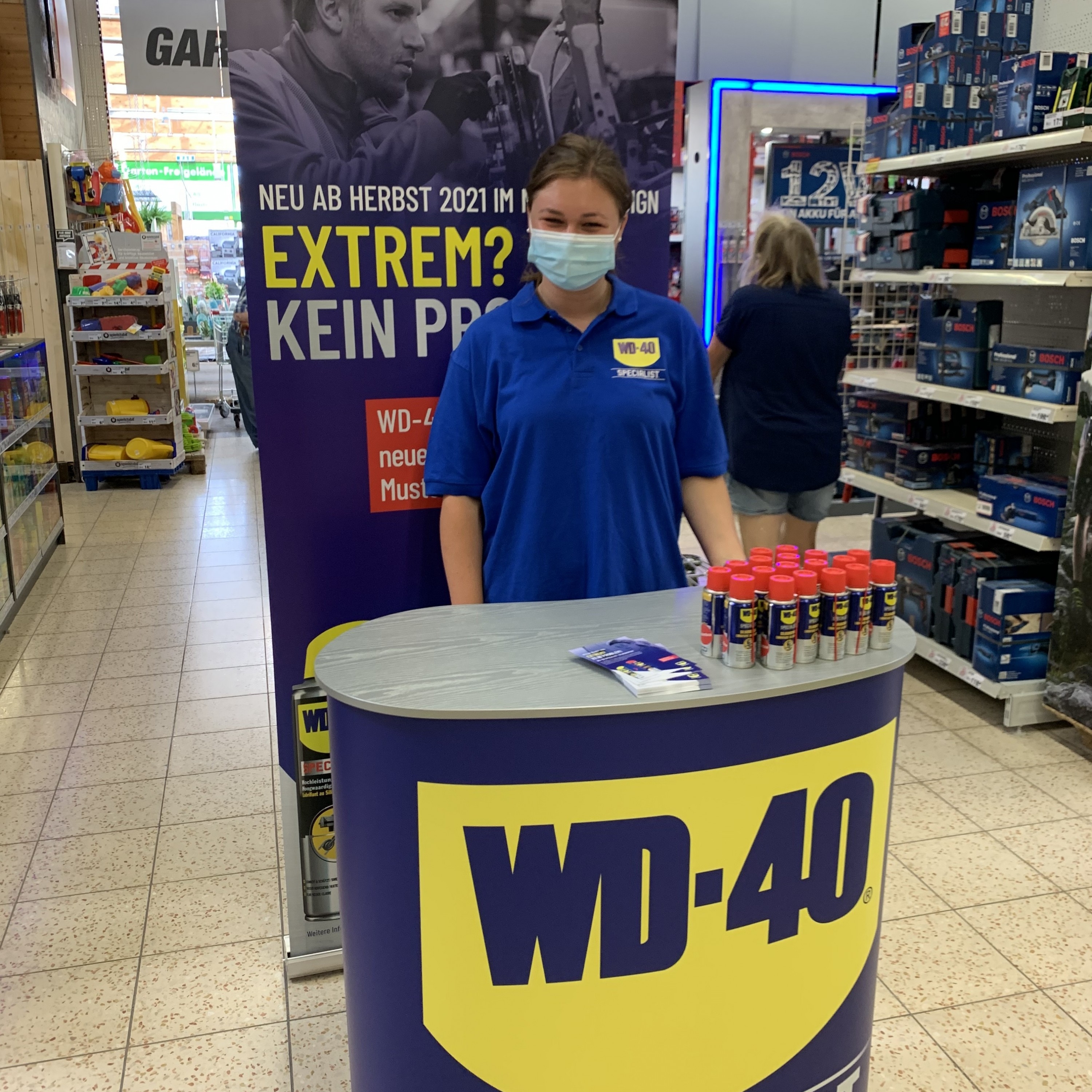 Mitarbeiter im Einsatz