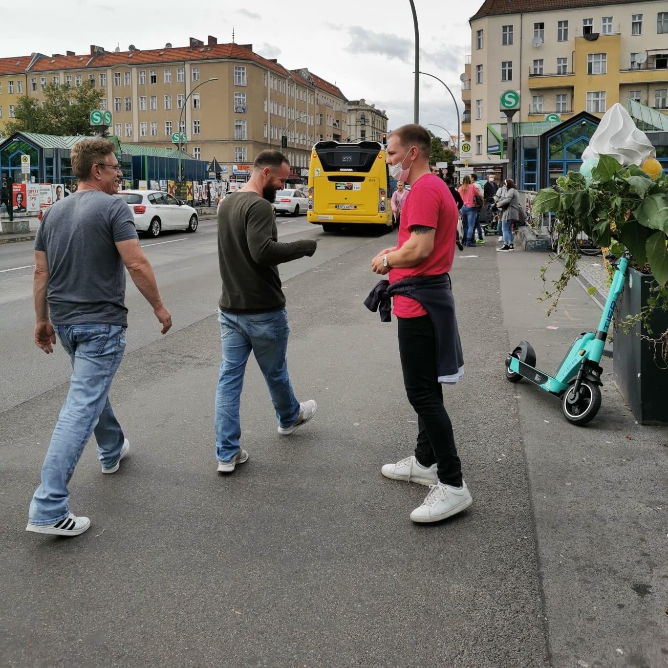 Mitarbeiter im Einsatz
