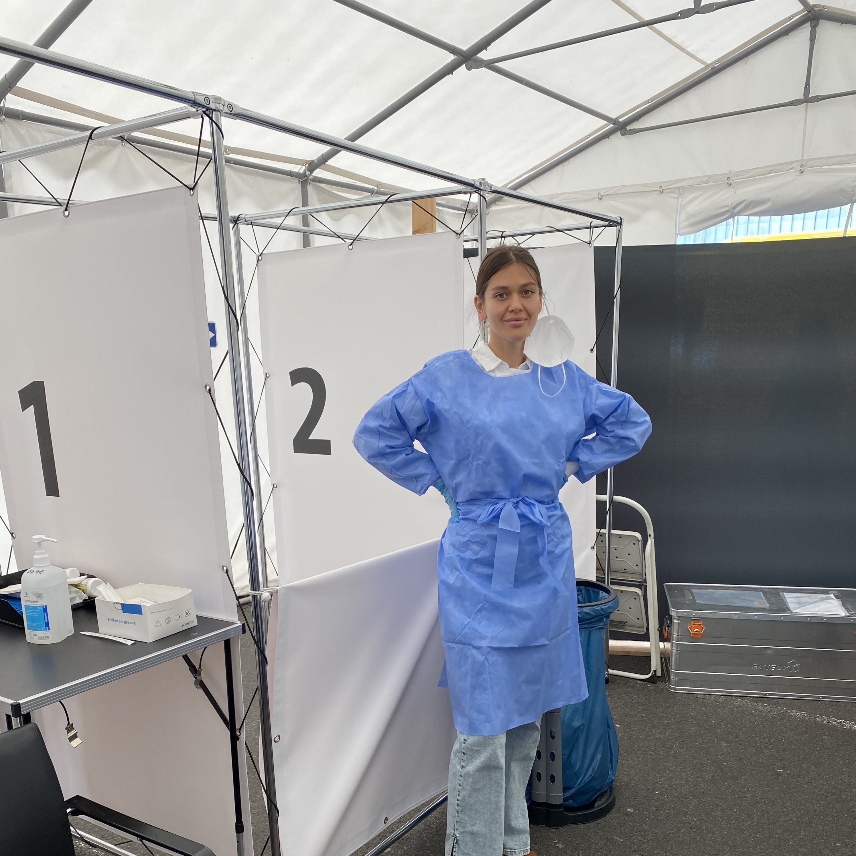 Mitarbeiter im Einsatz