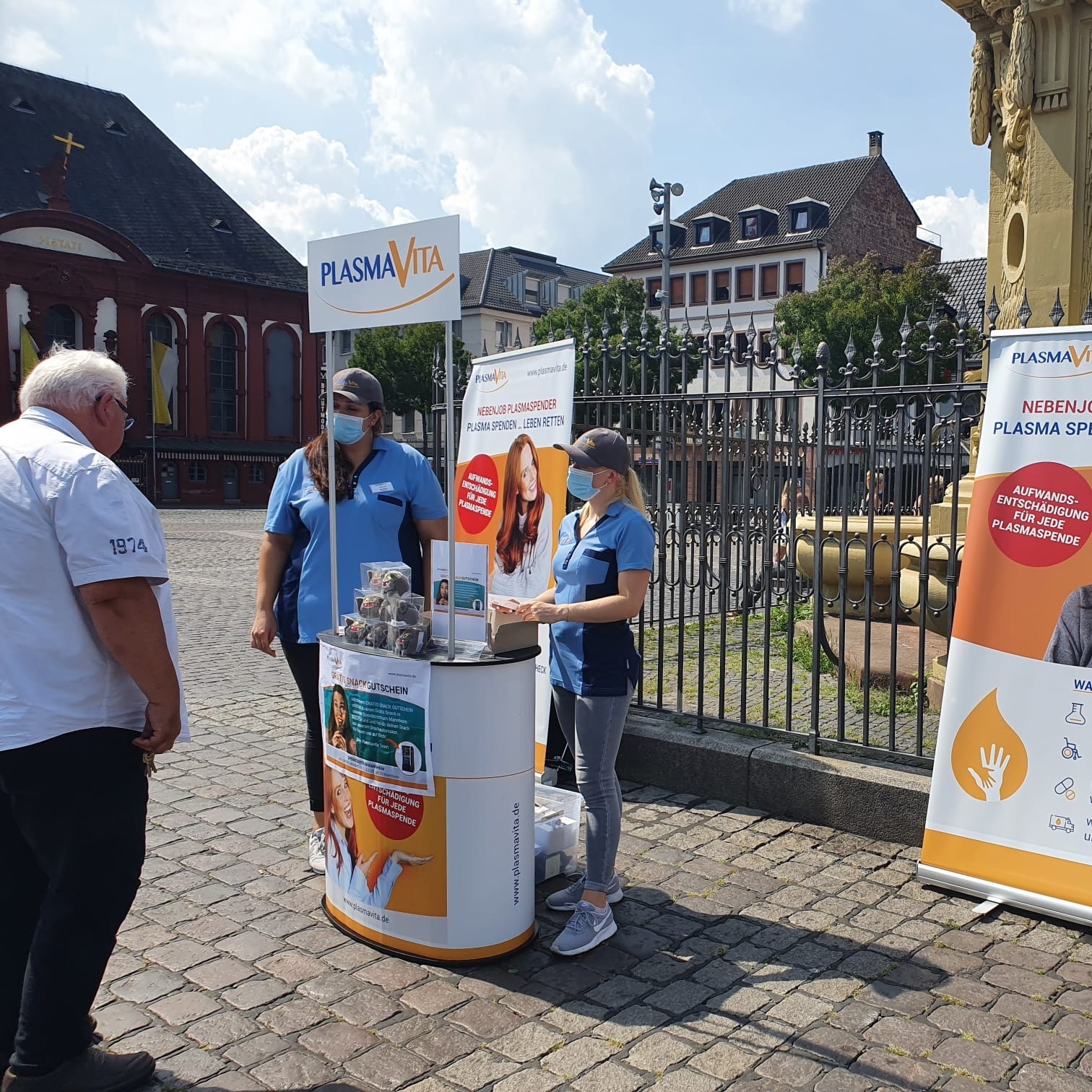 Mitarbeiter im Einsatz