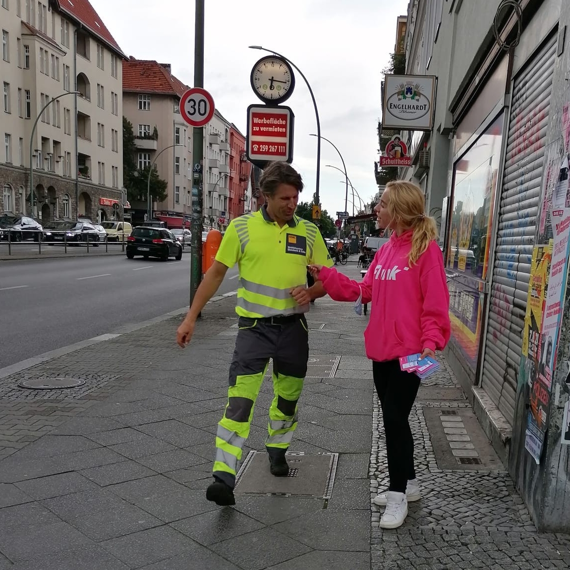 Mitarbeiter im Einsatz