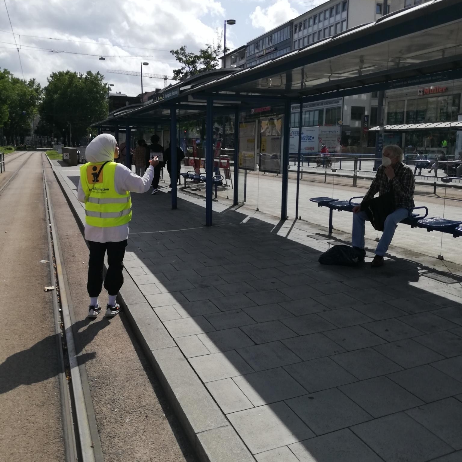 Mitarbeiter im Einsatz