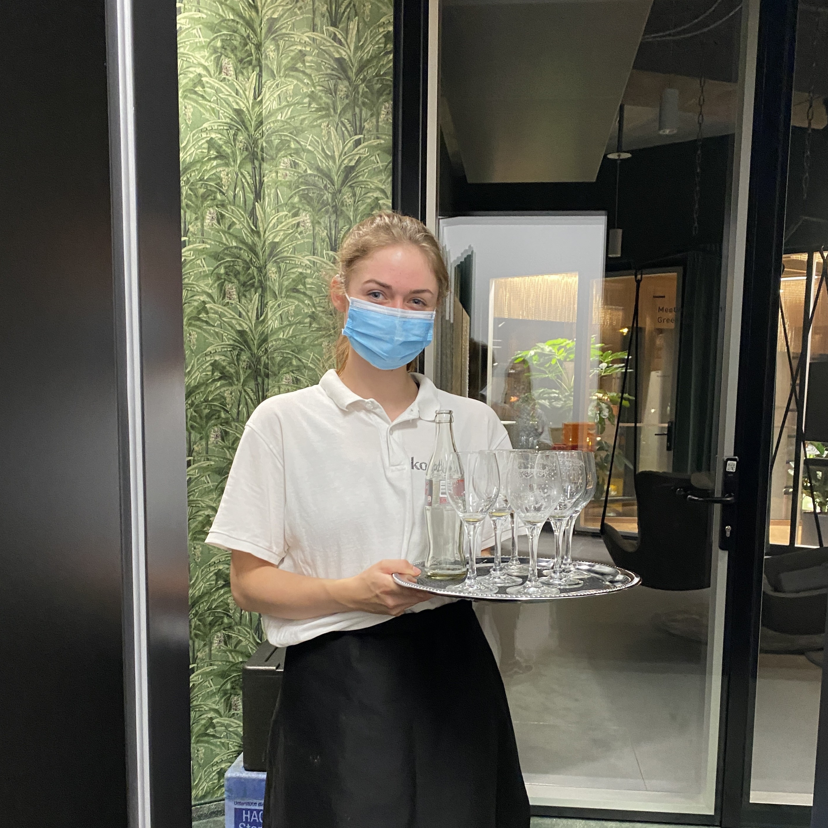 Thea Katharina bei der Arbeit